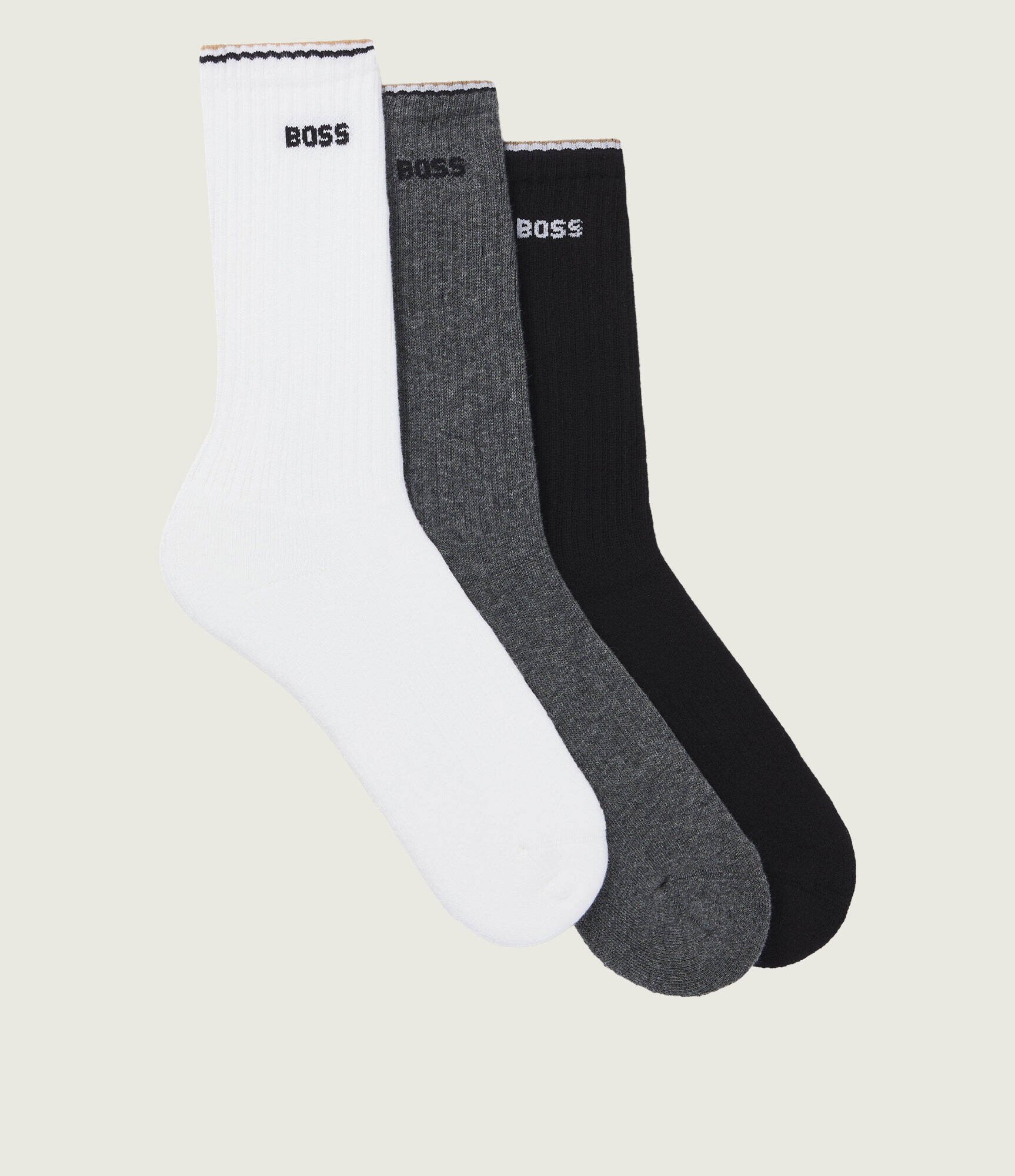 BOSS Black Șosete 3-pack 3P QS Rib Stripe CC