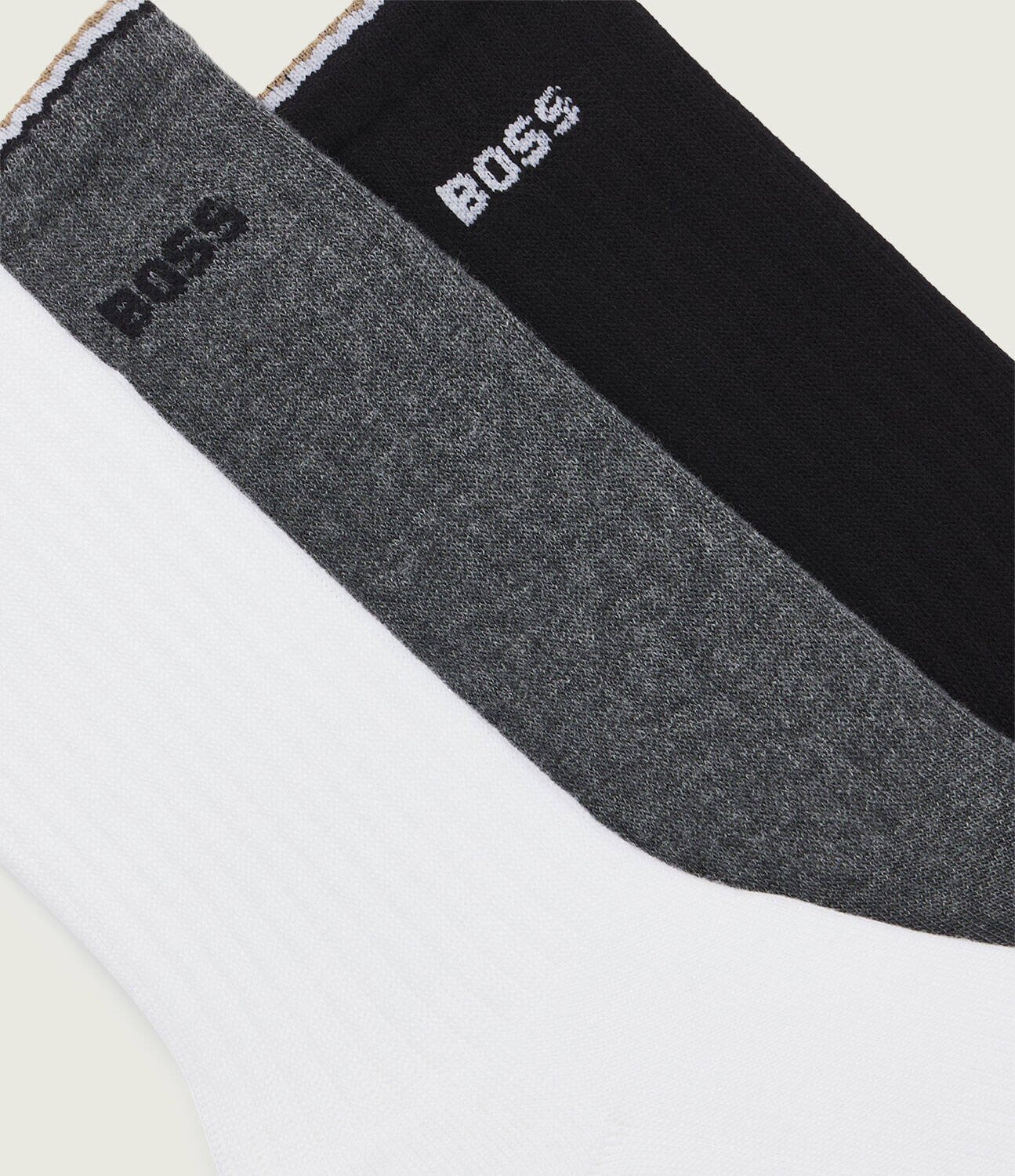 BOSS Black Șosete 3-pack 3P QS Rib Stripe CC