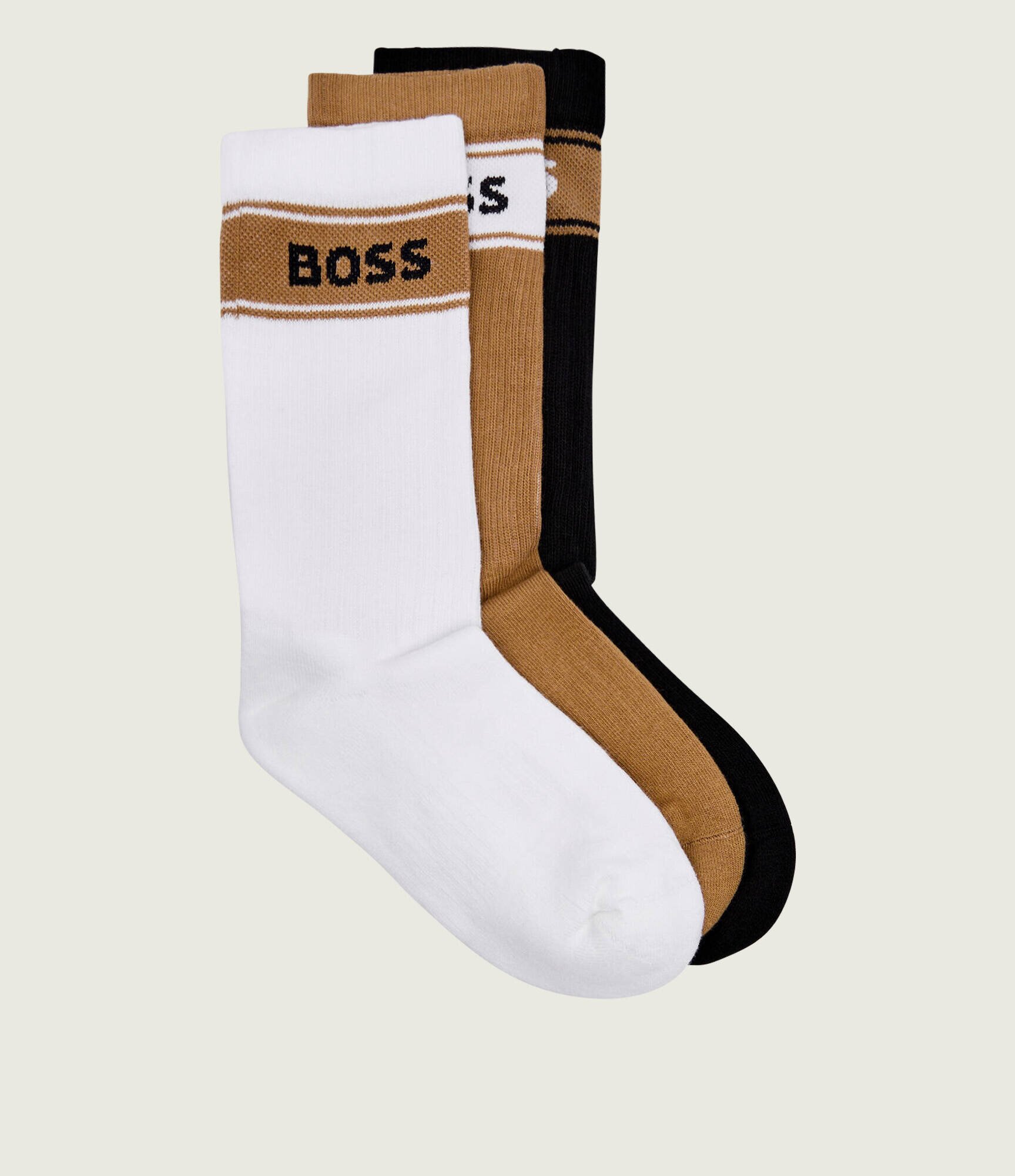 BOSS Black Șosete 3-pack 3P QS Rib Stripe CC