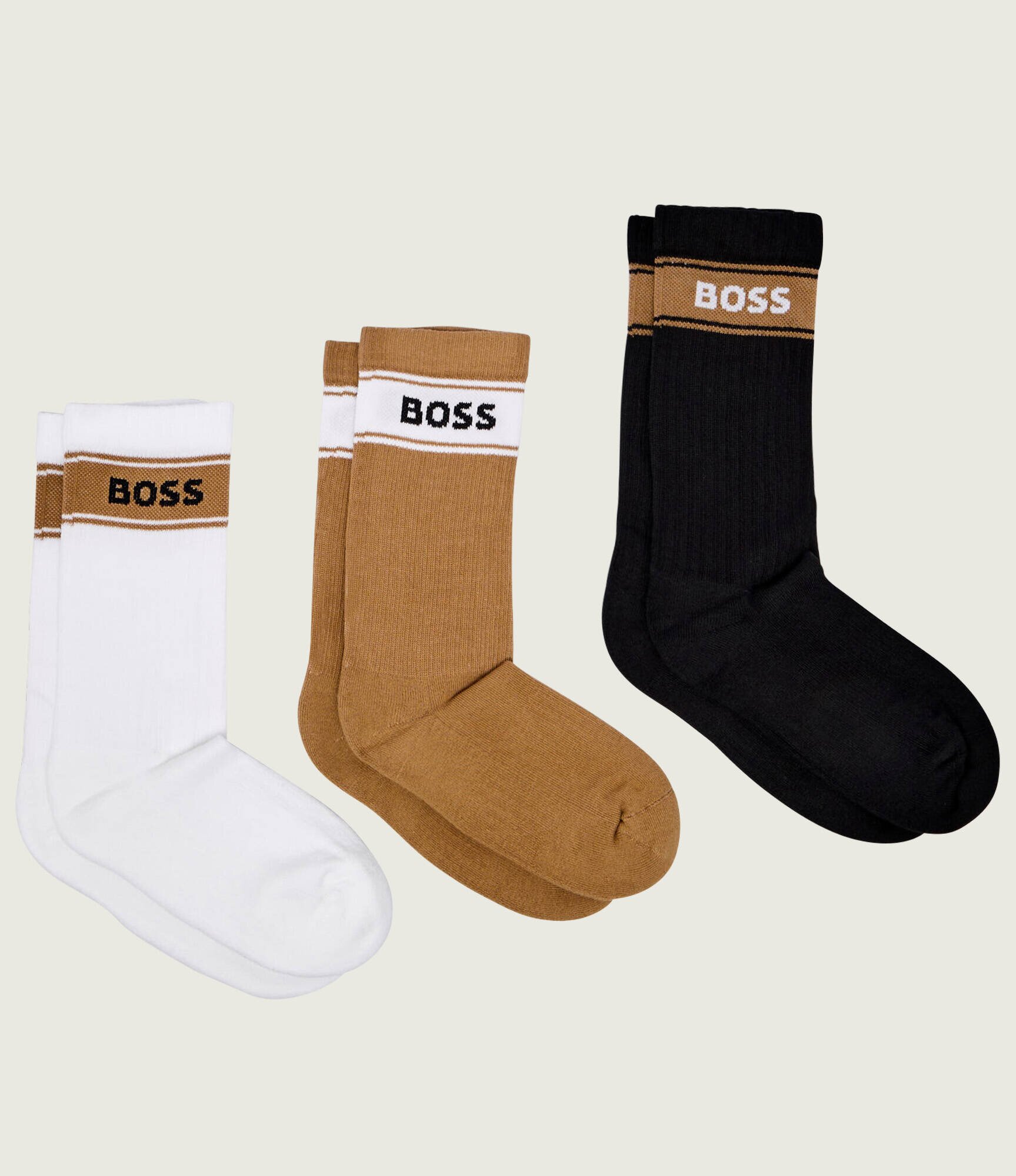 BOSS Black Șosete 3-pack 3P QS Rib Stripe CC