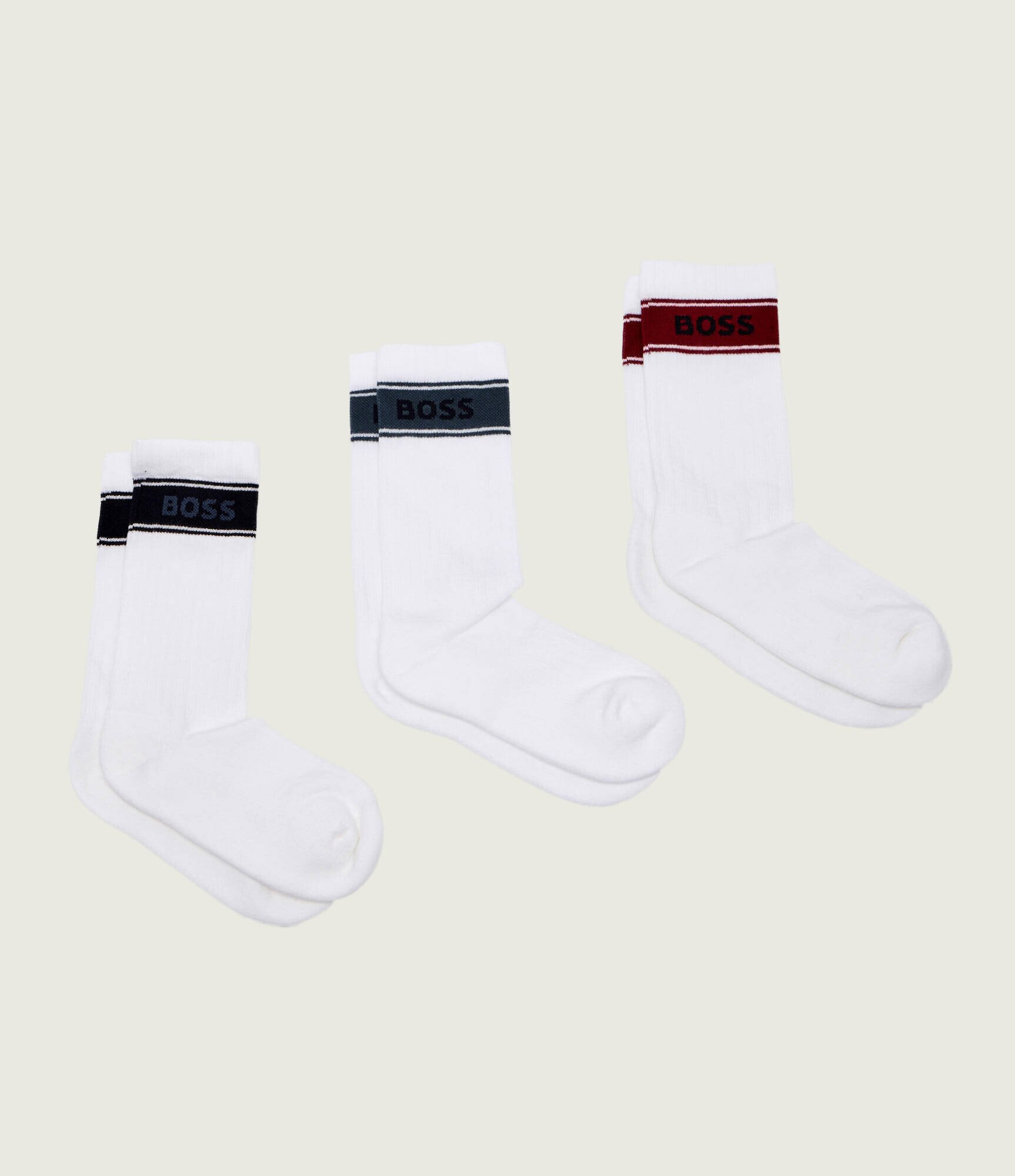BOSS Black Șosete 3-pack 3P QS Rib Stripe CC