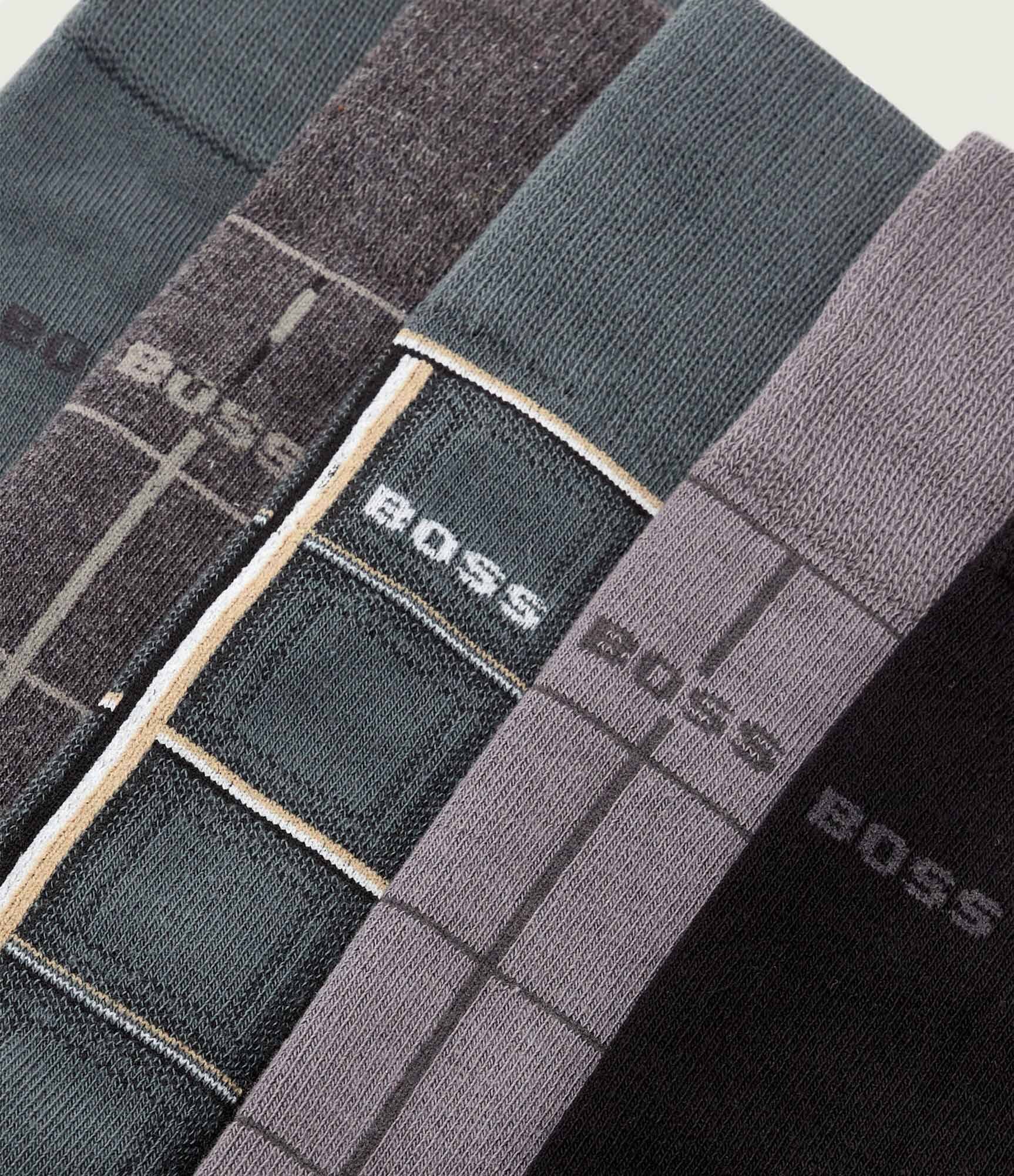 BOSS Black Șosete 5-pack 5PRSGiftset Check CC