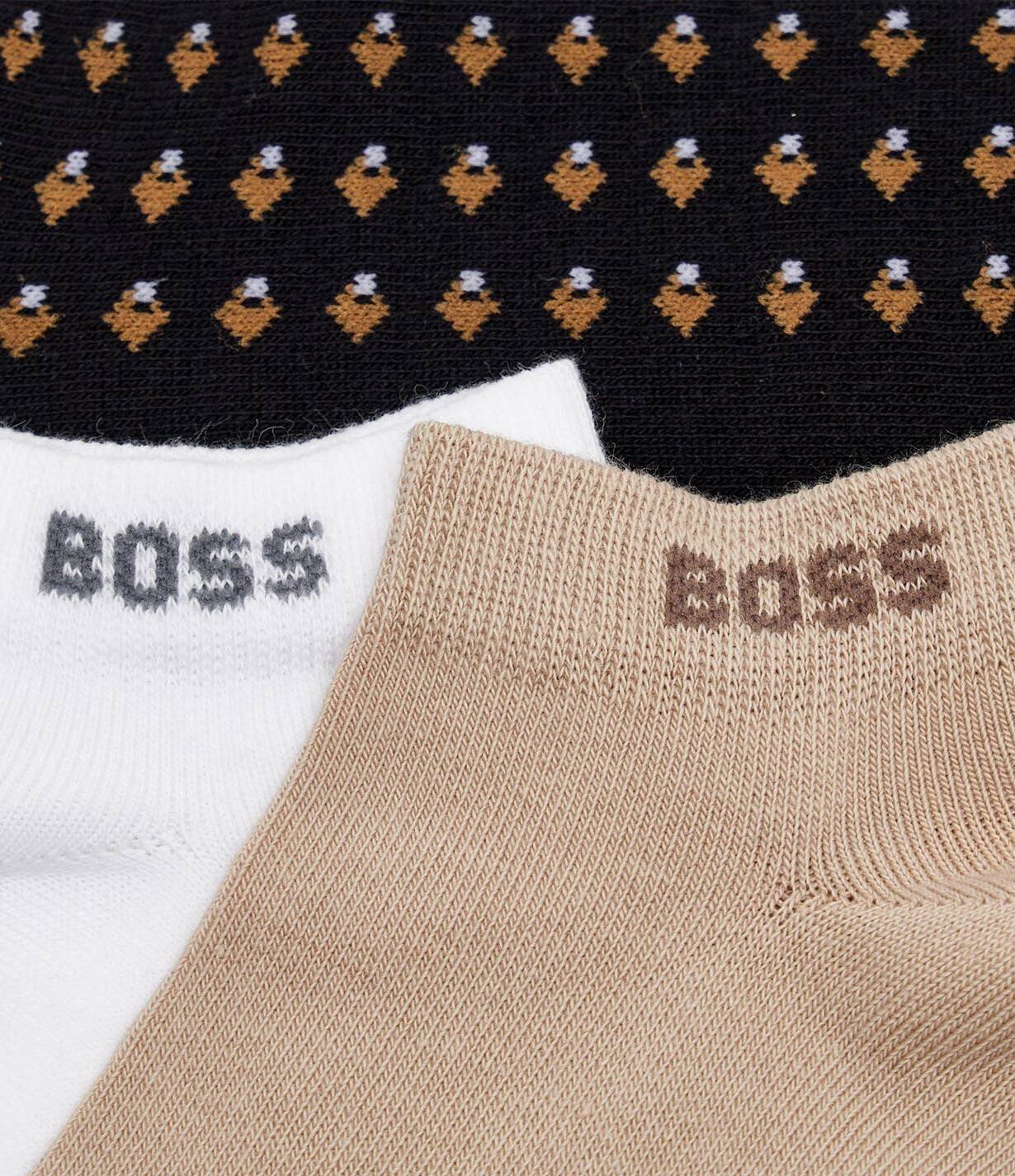 BOSS Black Șosete/tălpici 3 pack 3P AS Minipattern CC