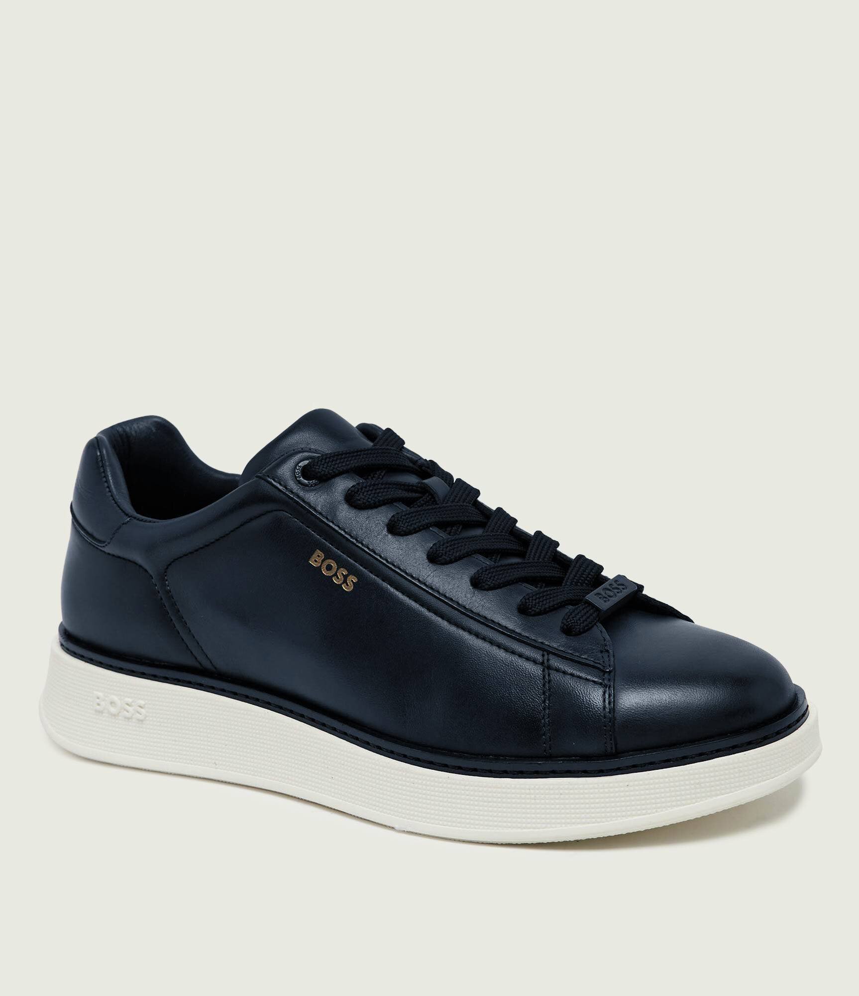 BOSS Black Teniși din piele Bulton_Runn_bufwtL