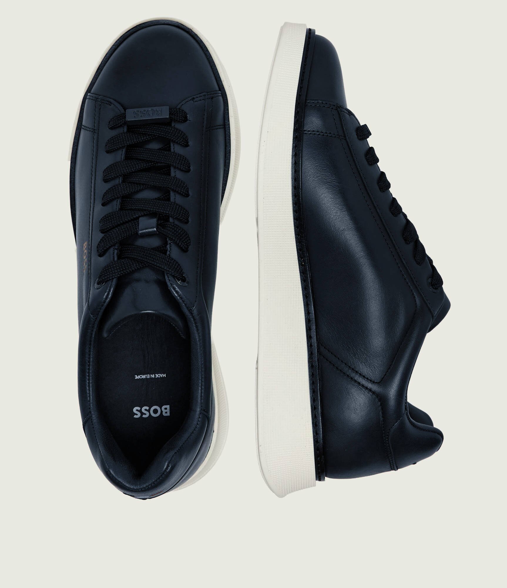 BOSS Black Teniși din piele Bulton_Runn_bufwtL
