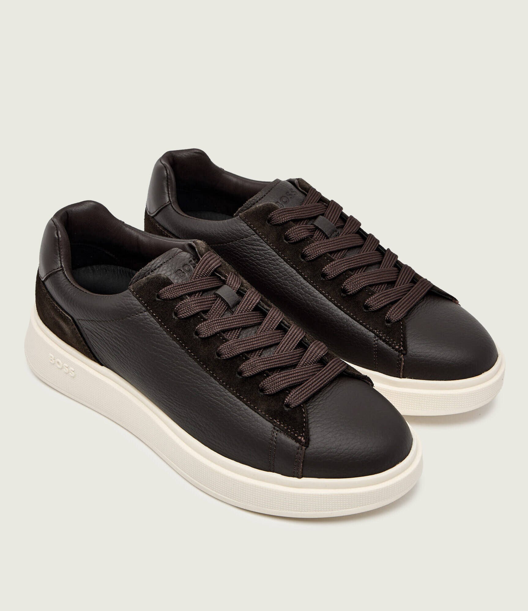 BOSS Black Teniși din piele Bulton_Runn_sdgrlt