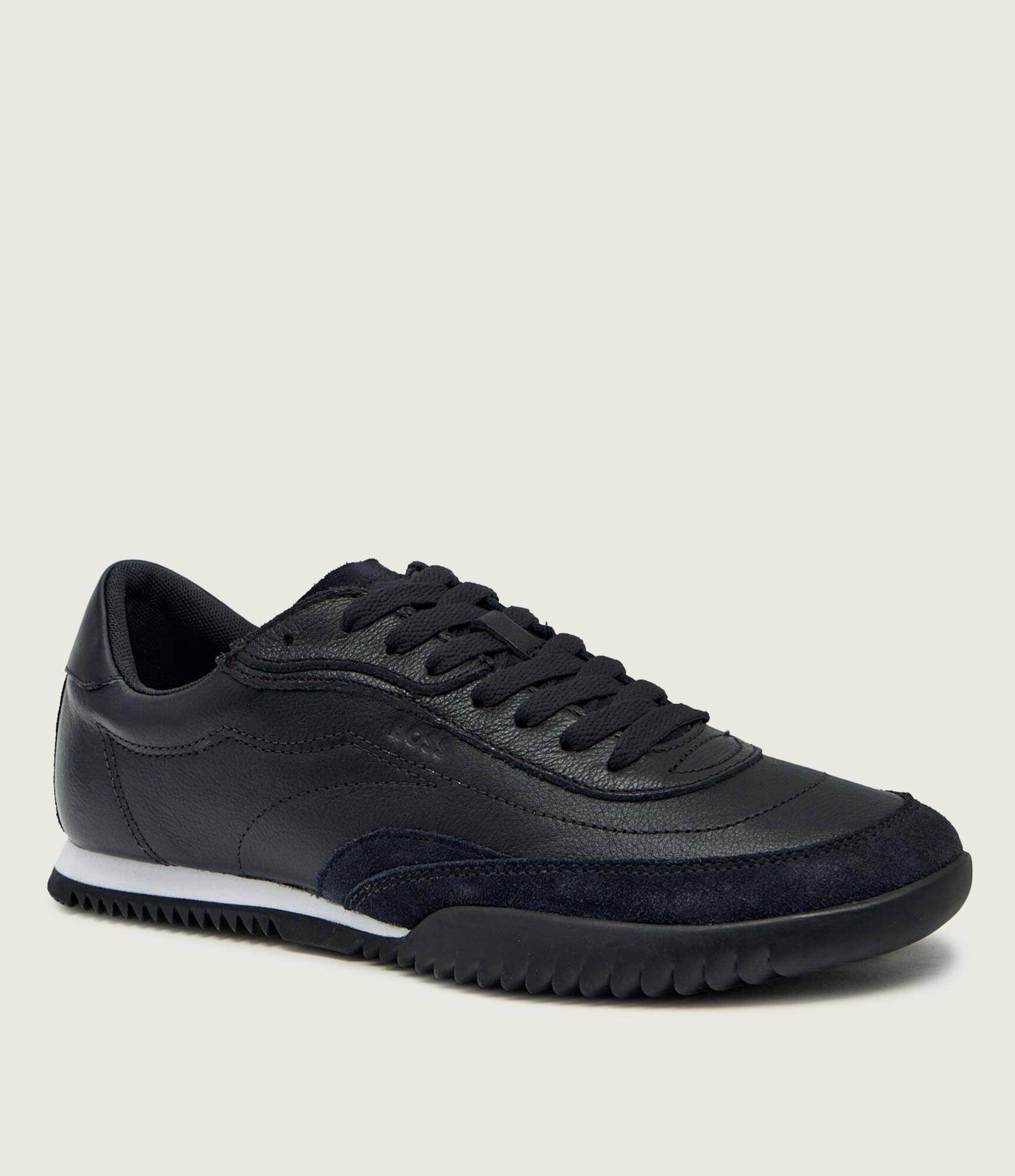 BOSS Black Teniși din piele Careton_Lowp_sdltb