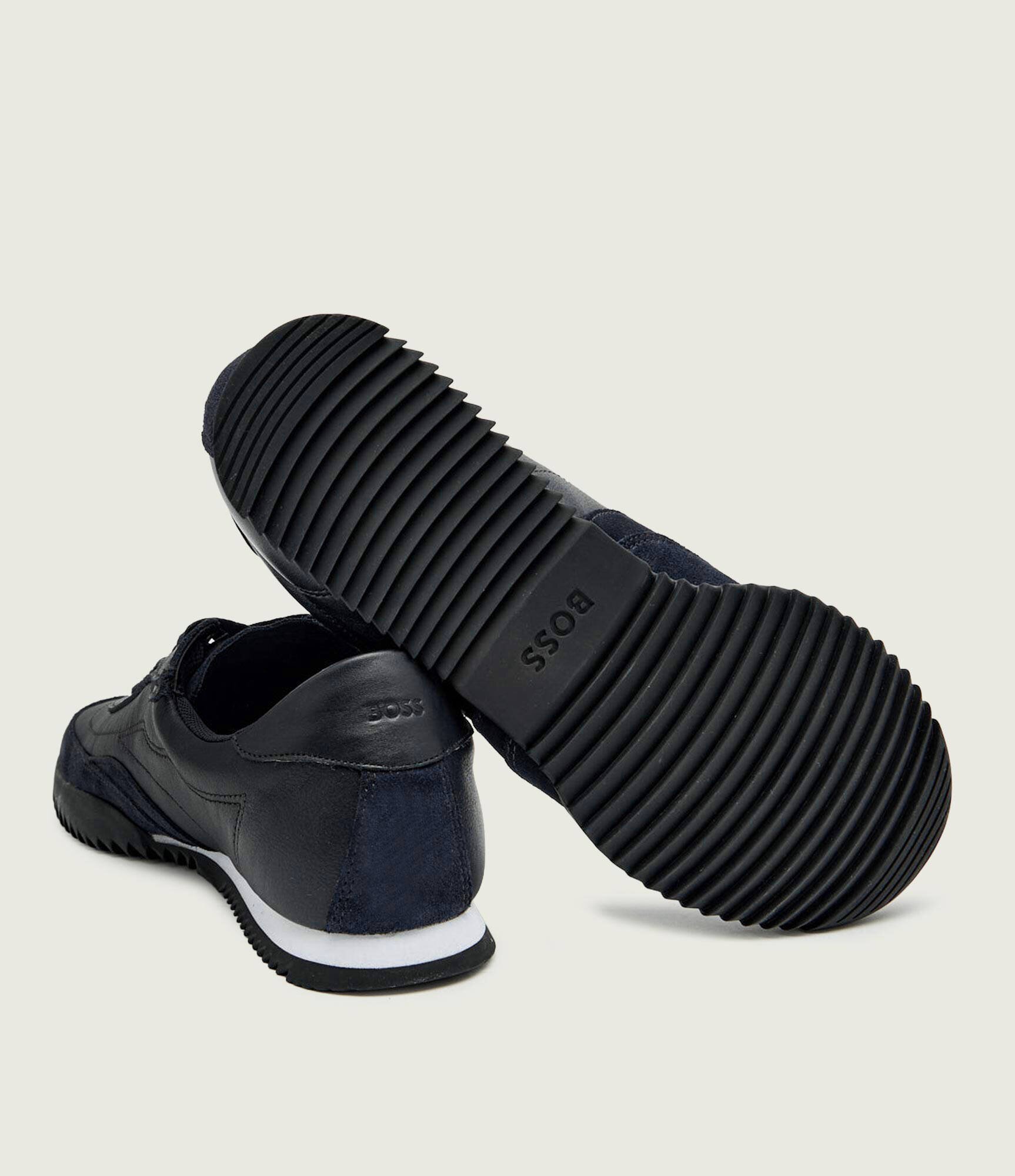 BOSS Black Teniși din piele Careton_Lowp_sdltb