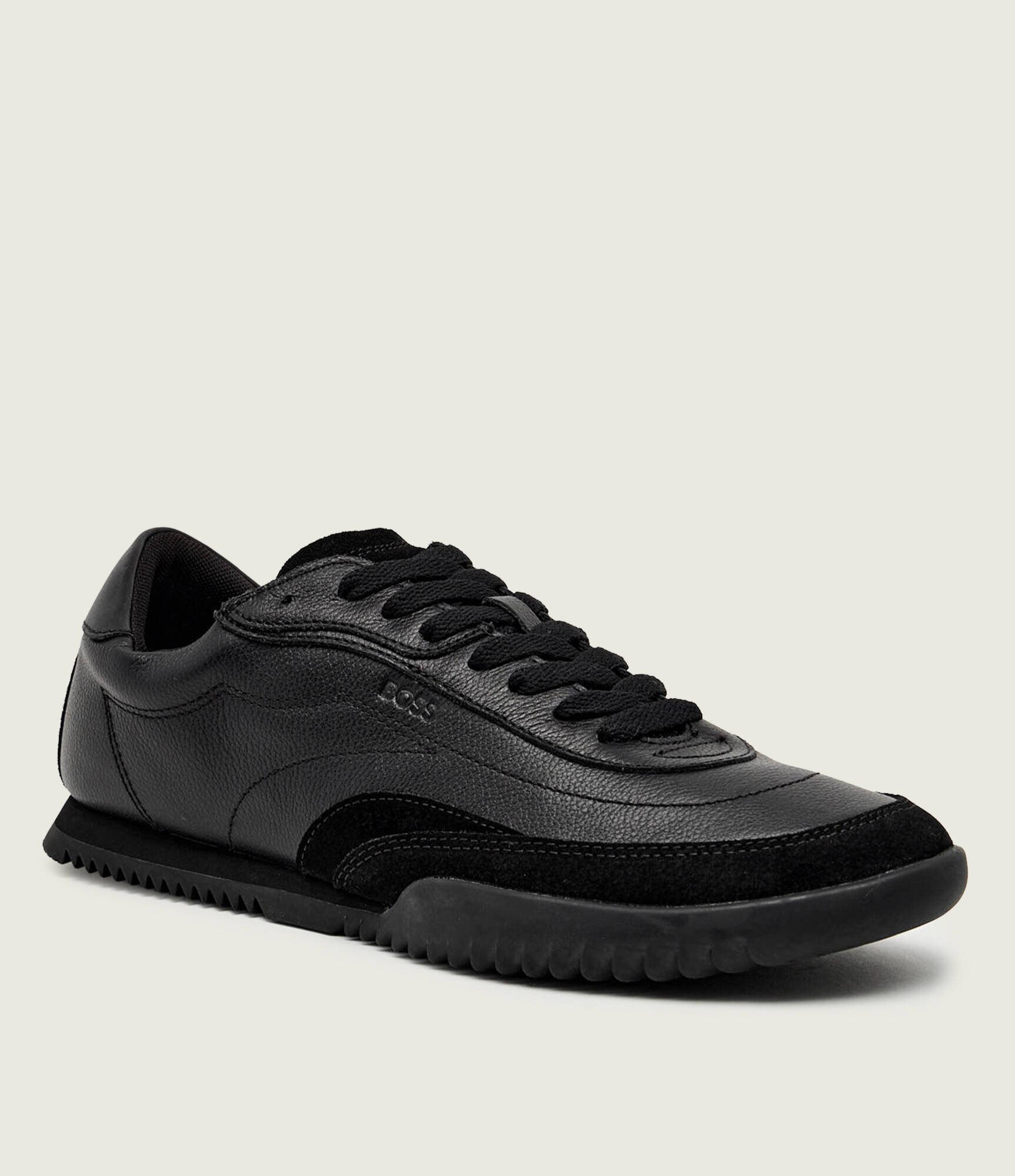 BOSS Black Teniși din piele Careton_Lowp_sdltb