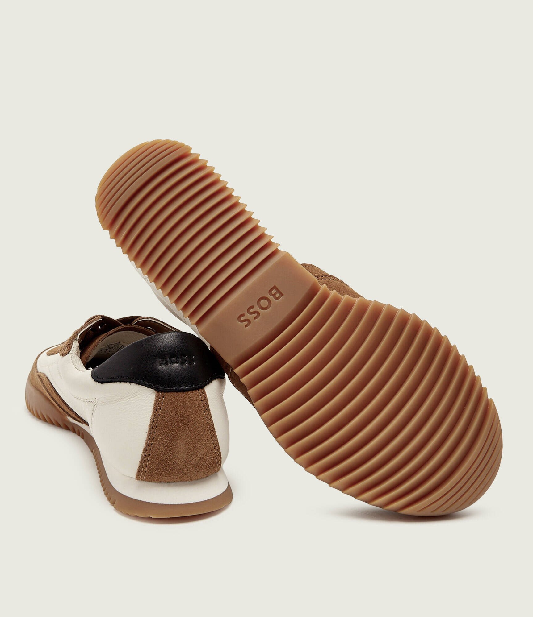 BOSS Black Teniși din piele Carlynn_Lowp_ltsd | piele întoarsă