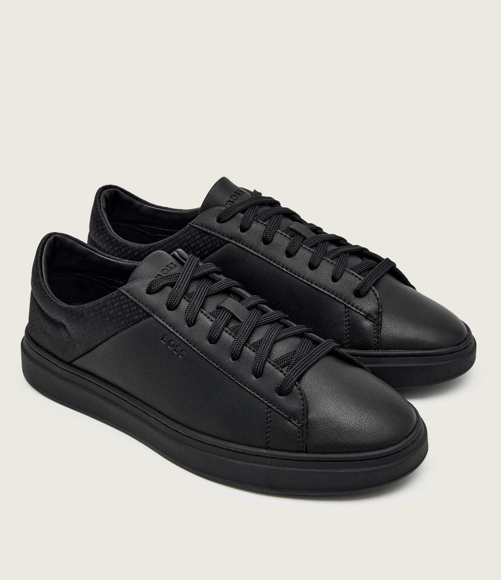 BOSS Black Teniși din piele Kieran_Tenn_altnymns