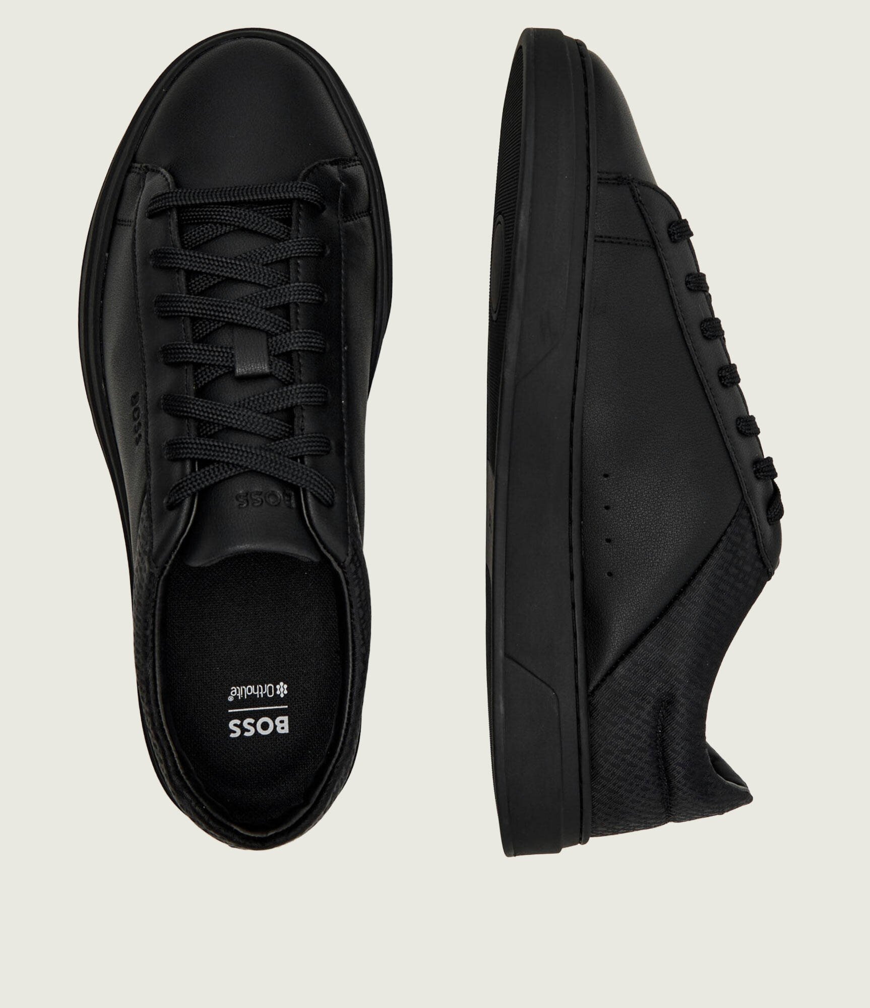 BOSS Black Teniși din piele Kieran_Tenn_altnymns