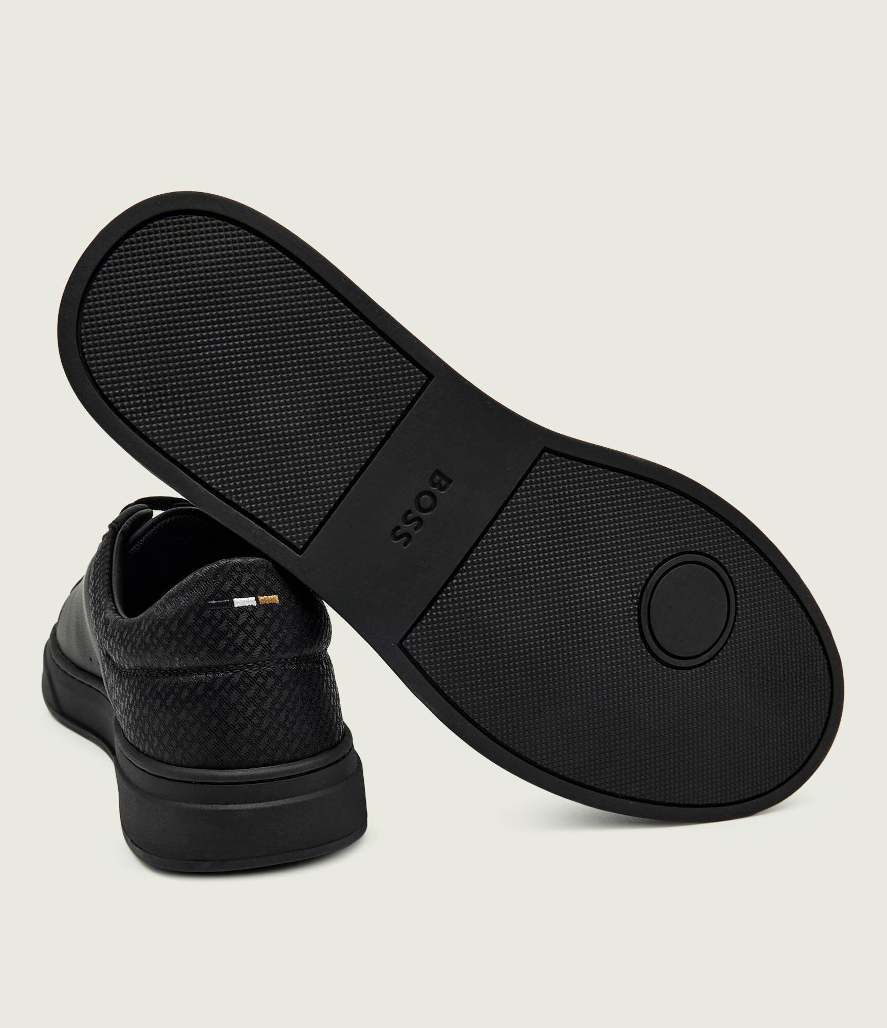 BOSS Black Teniși din piele Kieran_Tenn_altnymns