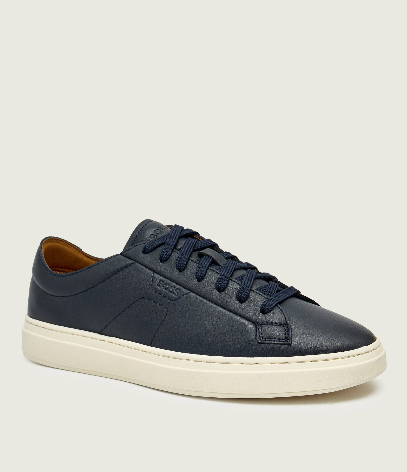BOSS Black Teniși din piele Kieran_Tenn_bustd