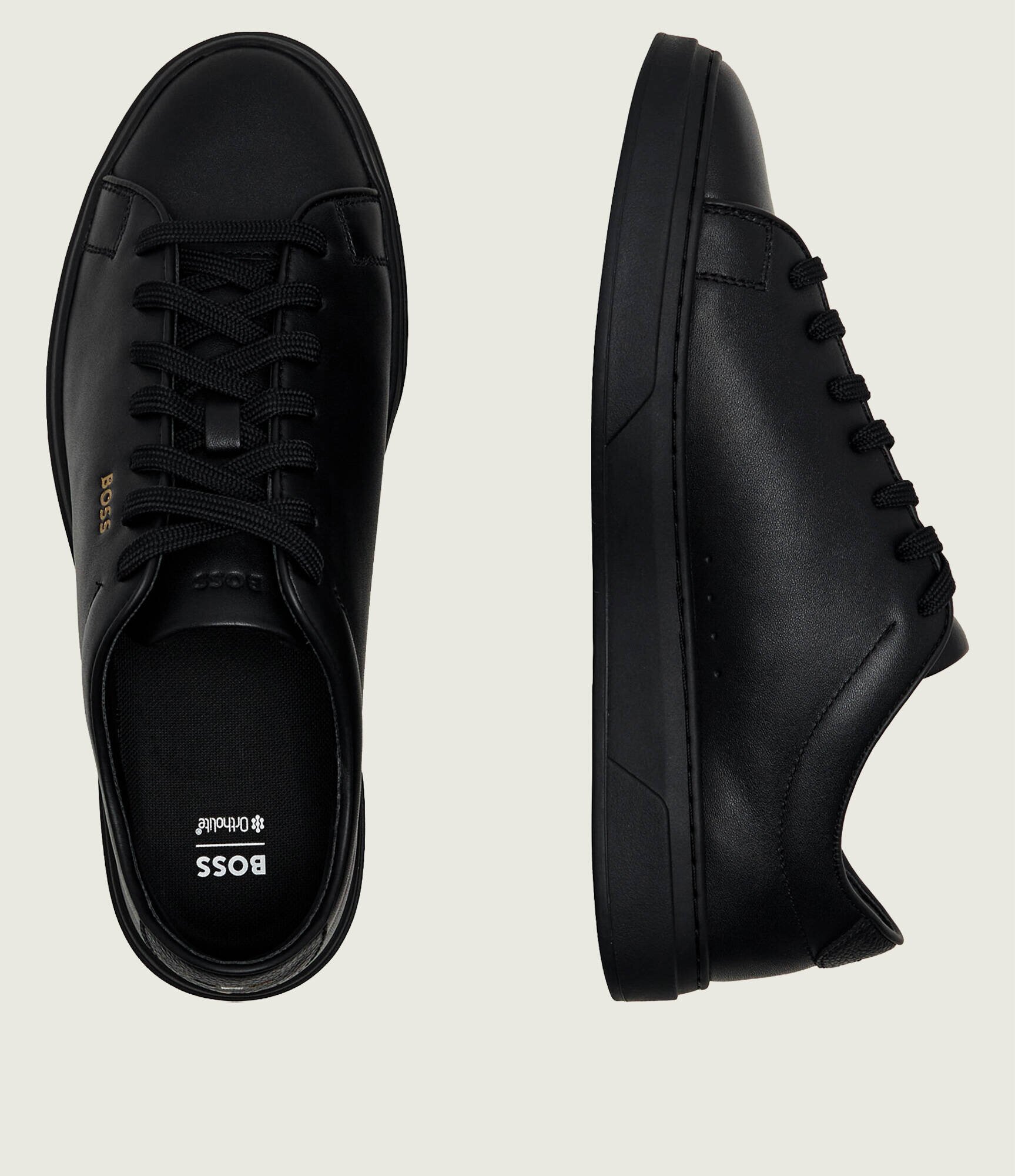 BOSS Black Teniși din piele Kieran_Tenn_butb