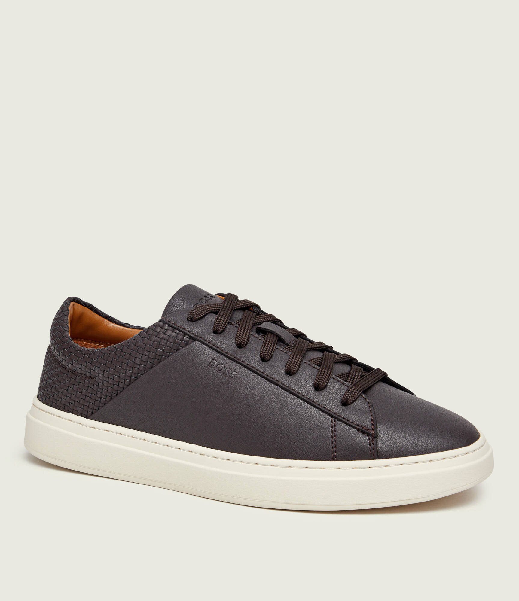 BOSS Black Teniși din piele Kieran_Tenn_lwvpu
