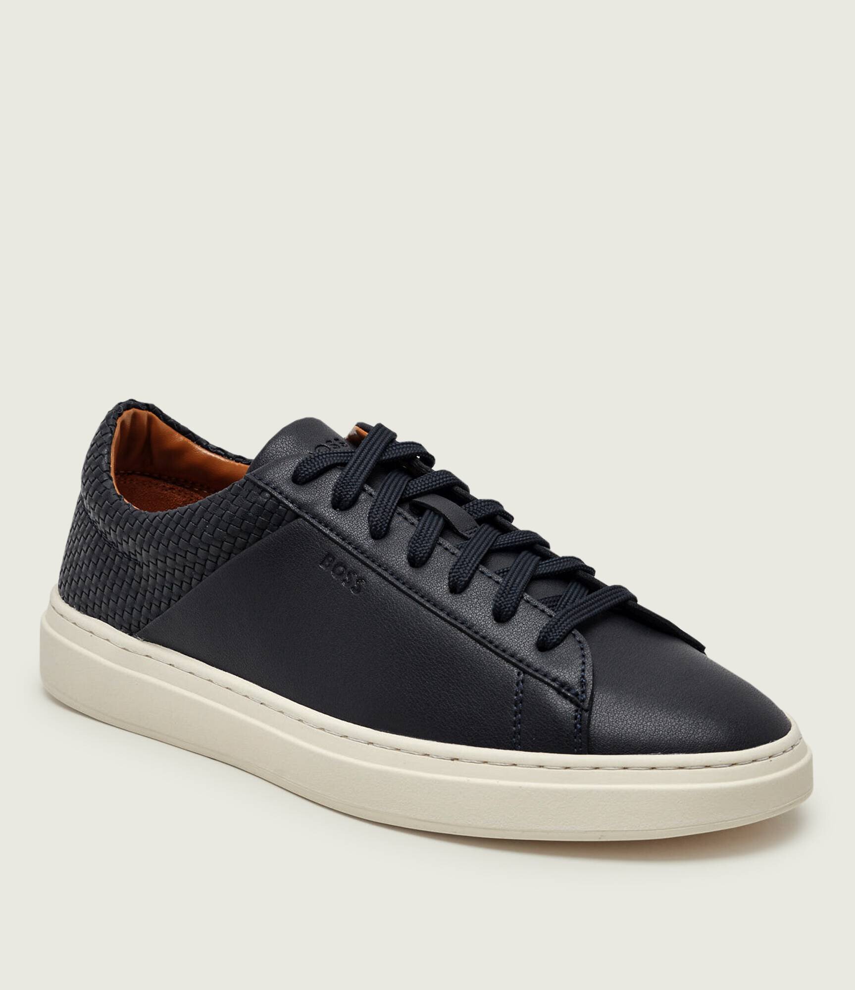 BOSS Black Teniși din piele Kieran_Tenn_lwvpu