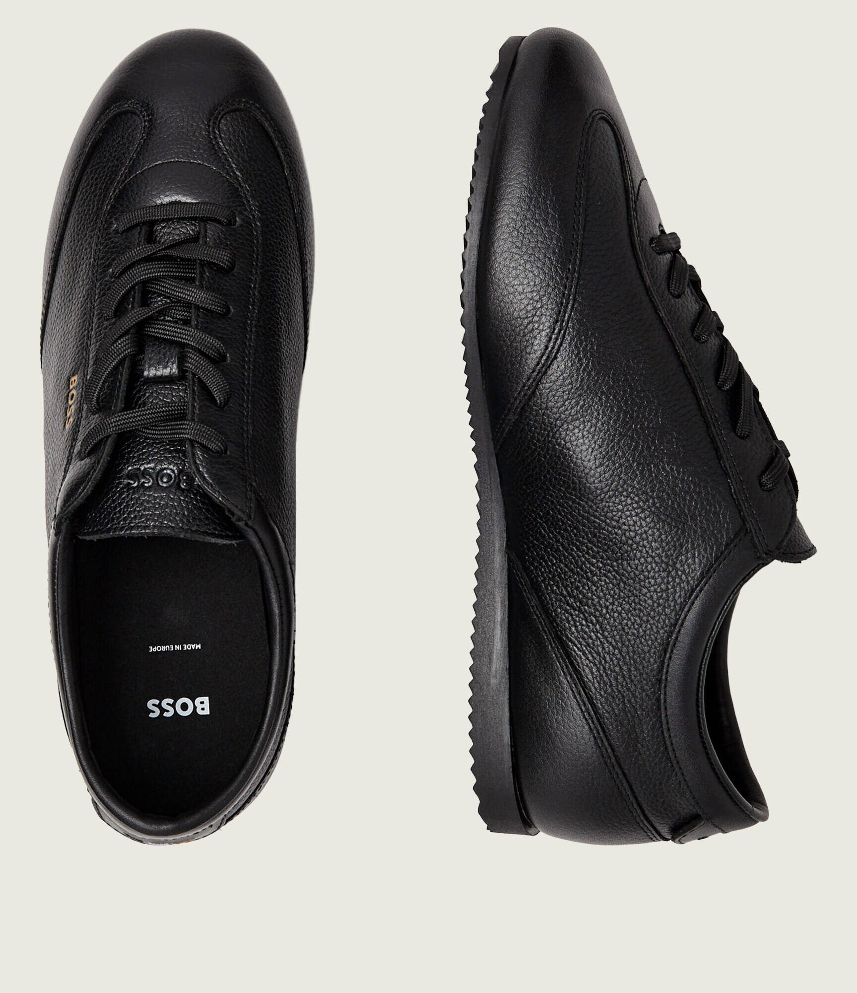 BOSS Black Teniși din piele Lineor_Lowp_tbwl