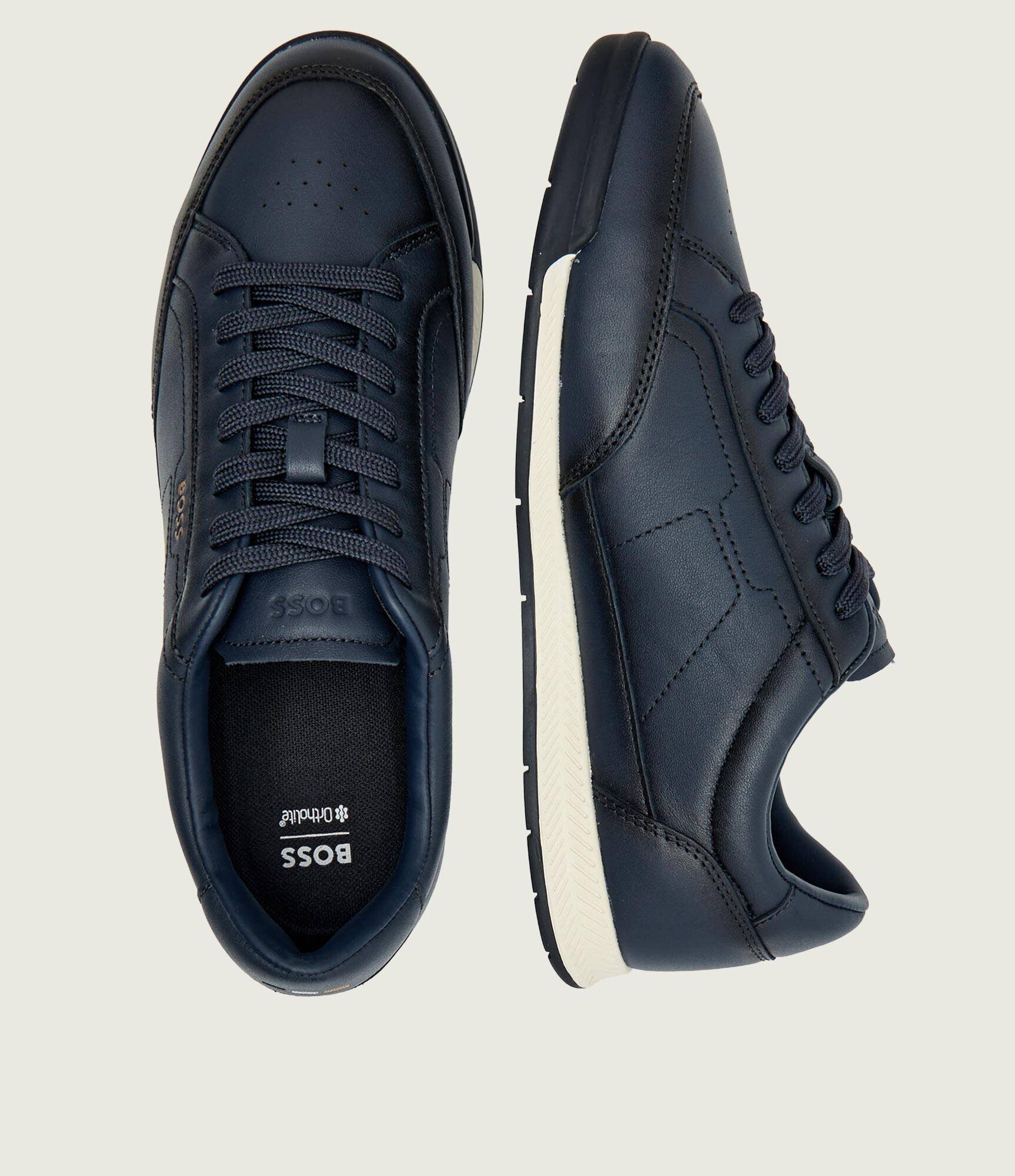 BOSS Black Teniși din piele Nitan_Lowp_bu