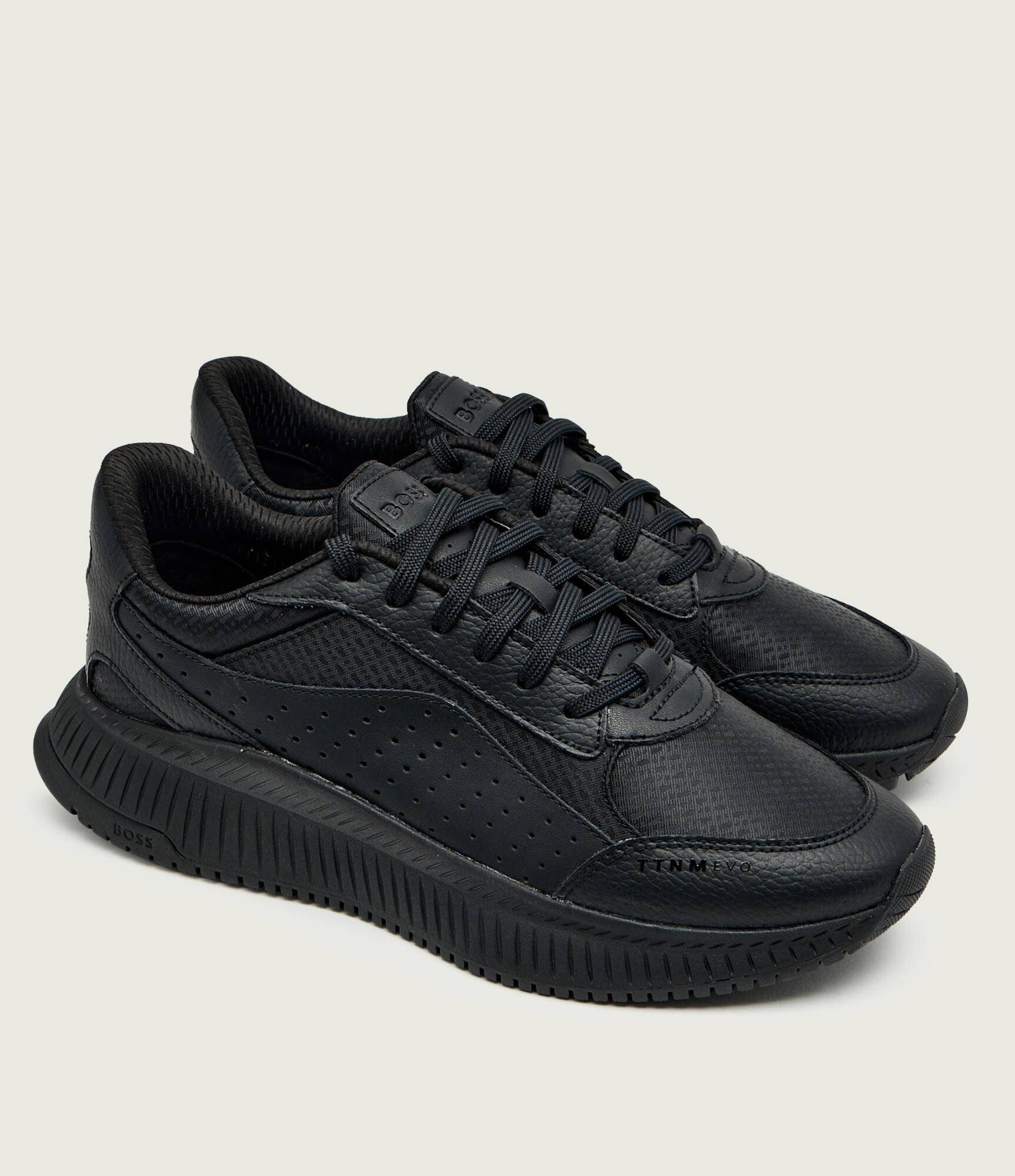 BOSS Black Teniși din piele TTNM EVO_Runn_ltnymn
