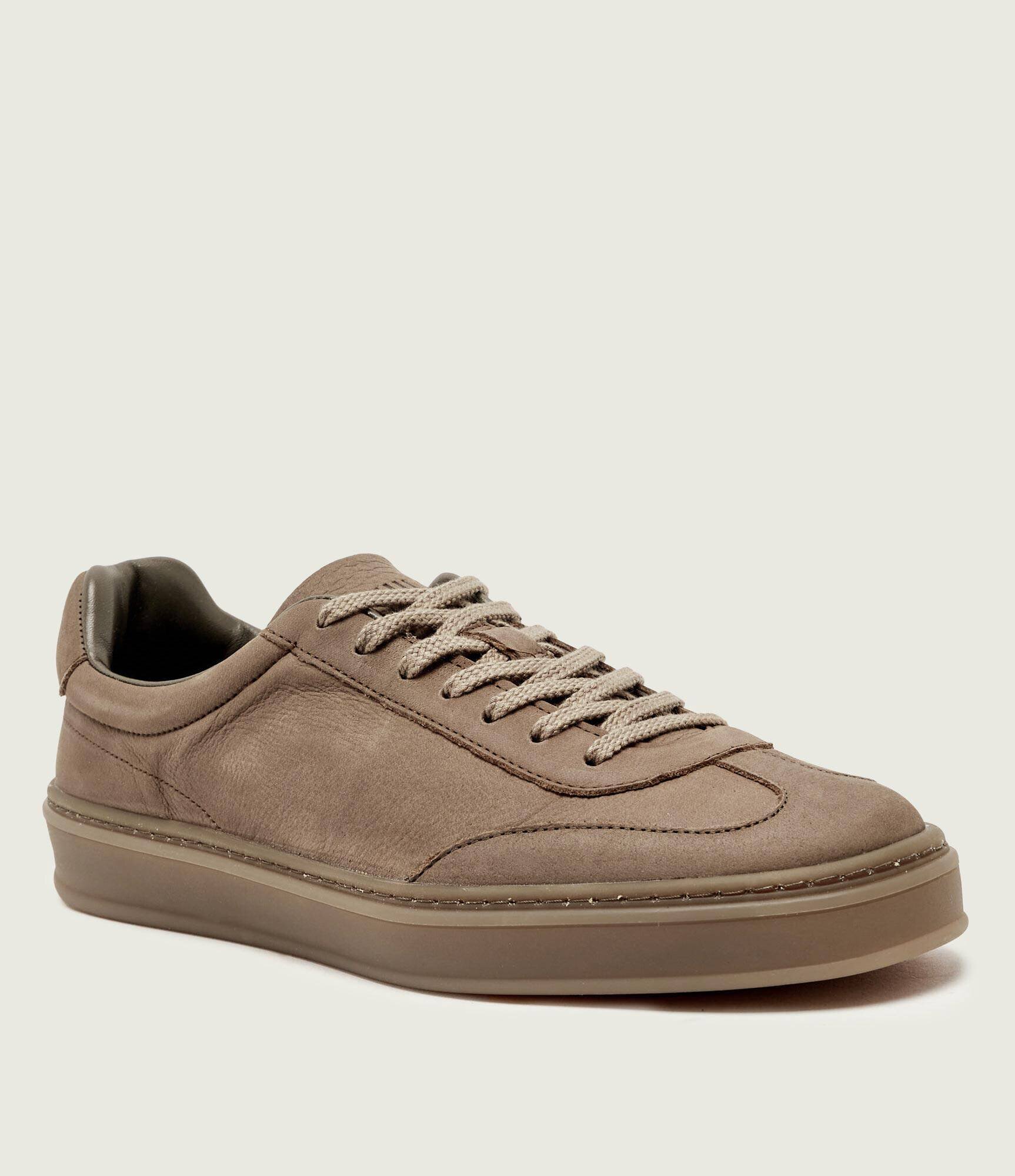 BOSS Black Teniși din piele Zarek_Tenn_nbgr BOSS X BECKHAM