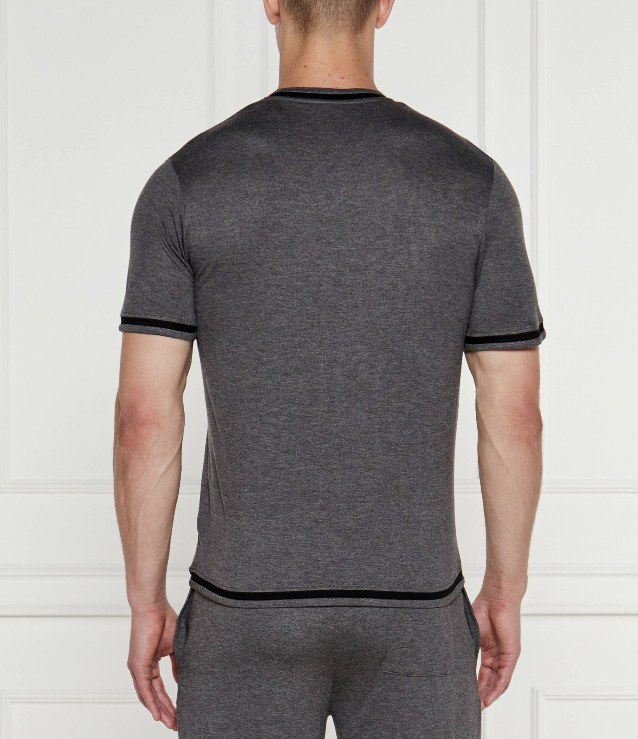 BOSS Black Góra od piżamy | Regular Fit | z dodatkiem jedwabiu