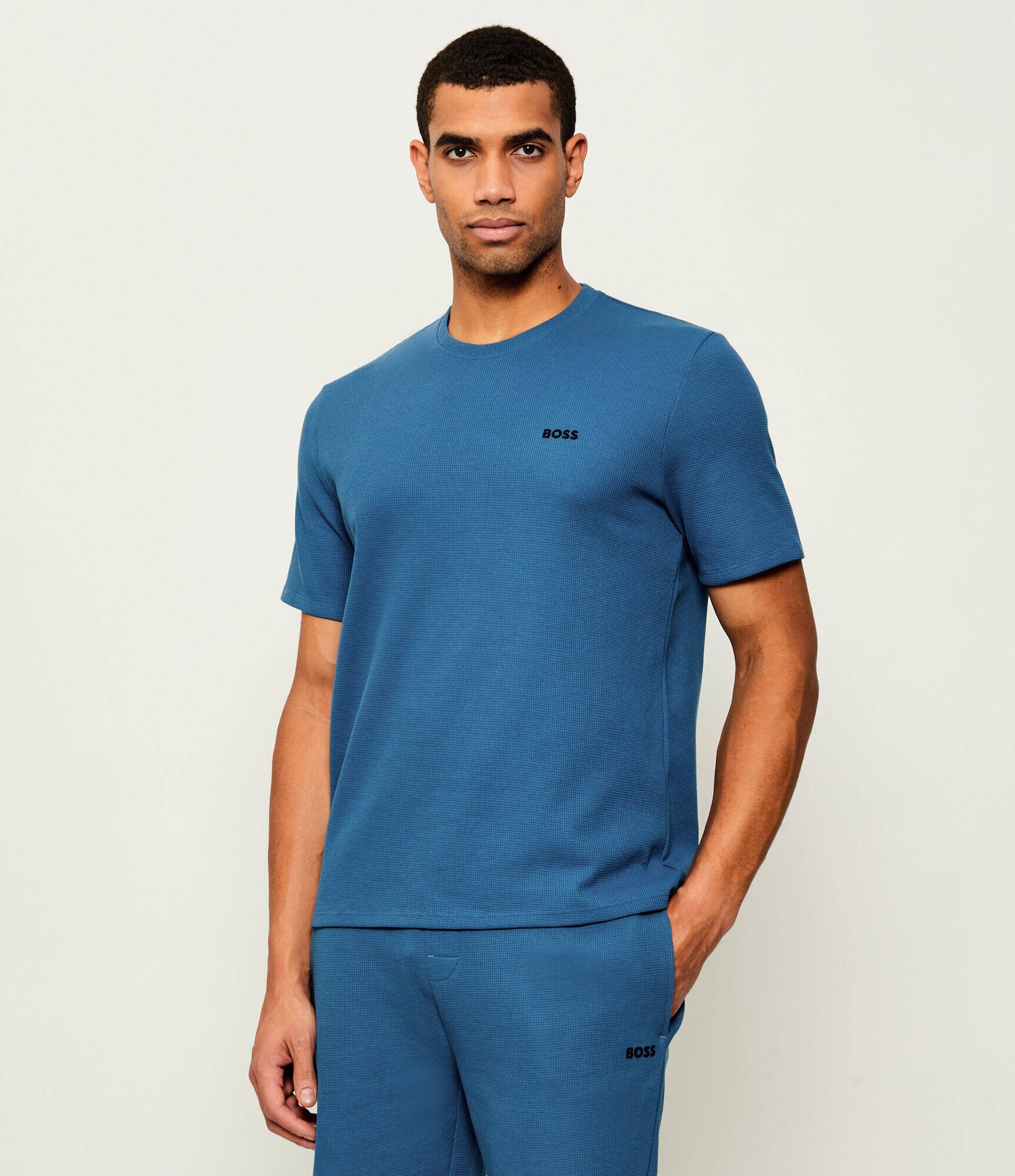 BOSS Black Top de pijama Waffle | regular fit