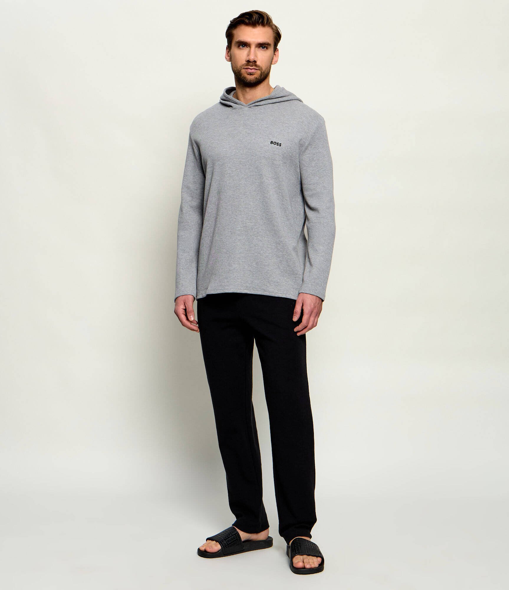 BOSS Black Top de pijama Waffle | regular fit