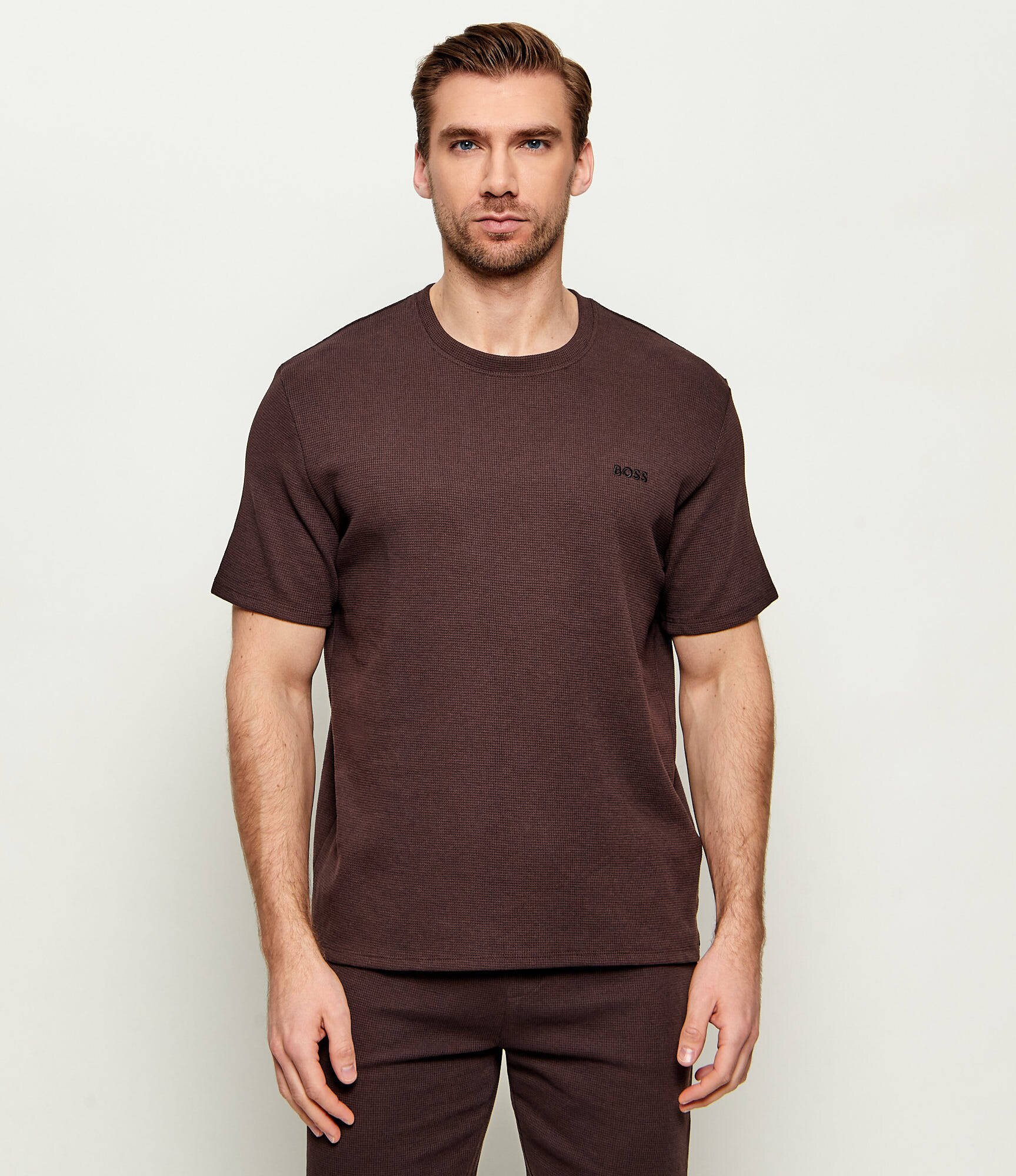 BOSS Black Top de pijama Waffle | regular fit