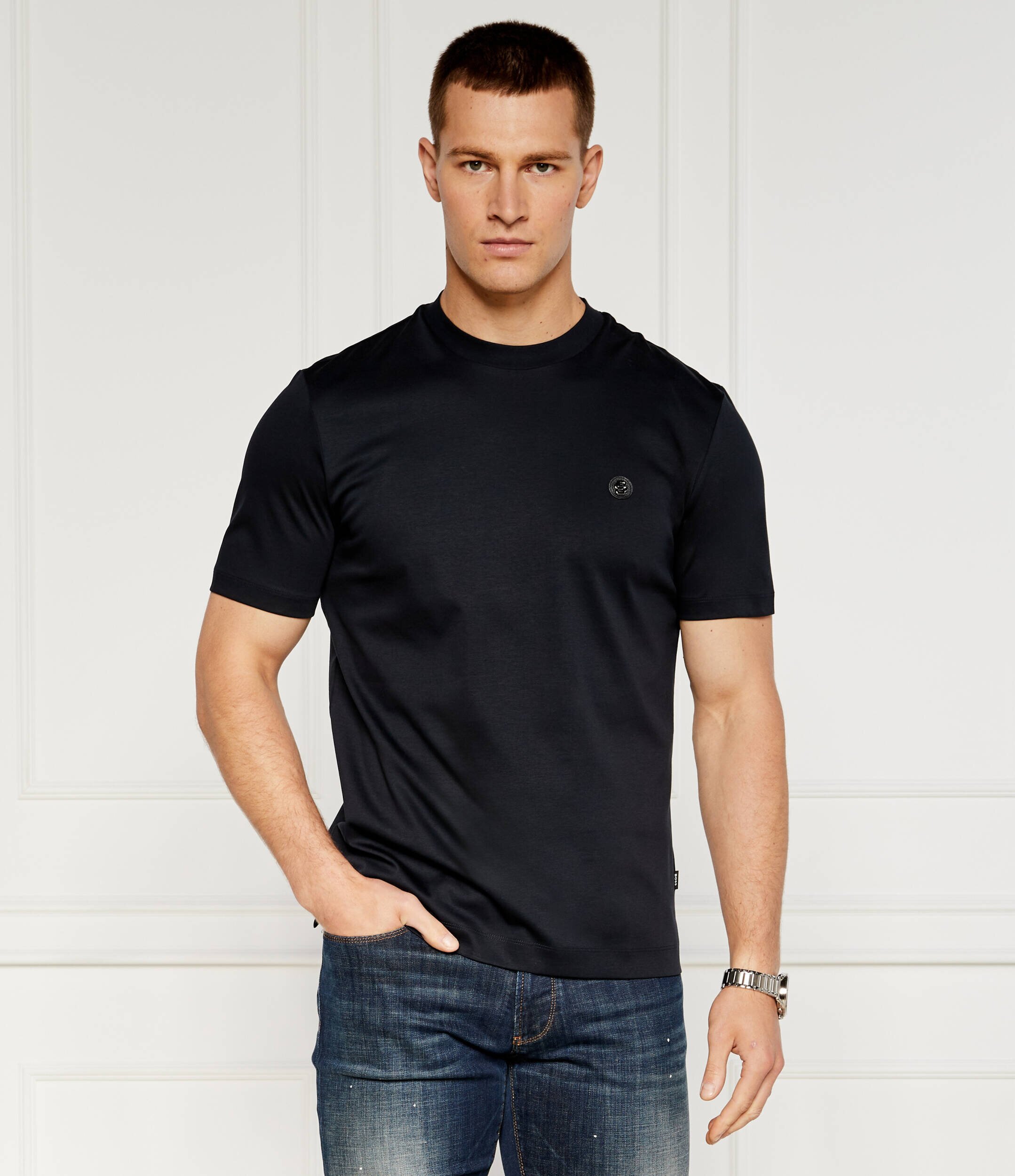 BOSS Black Tricou C-Taut | regular fit | mercerizat