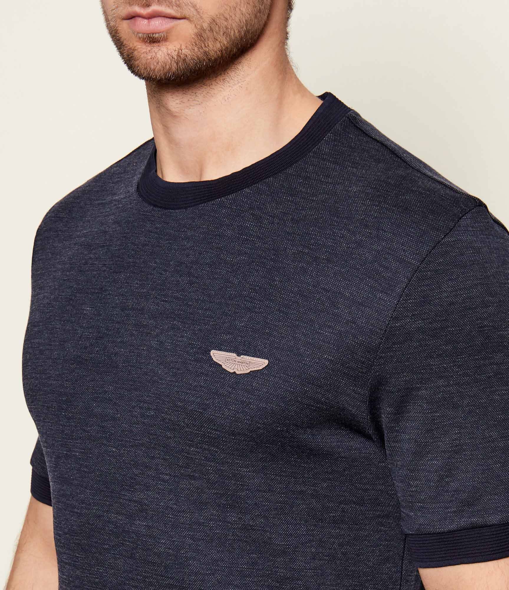 BOSS Black Tricou C-Thompson 242_AM | BOSS x ASTON MARTIN | regular fit cu adaos de lână
