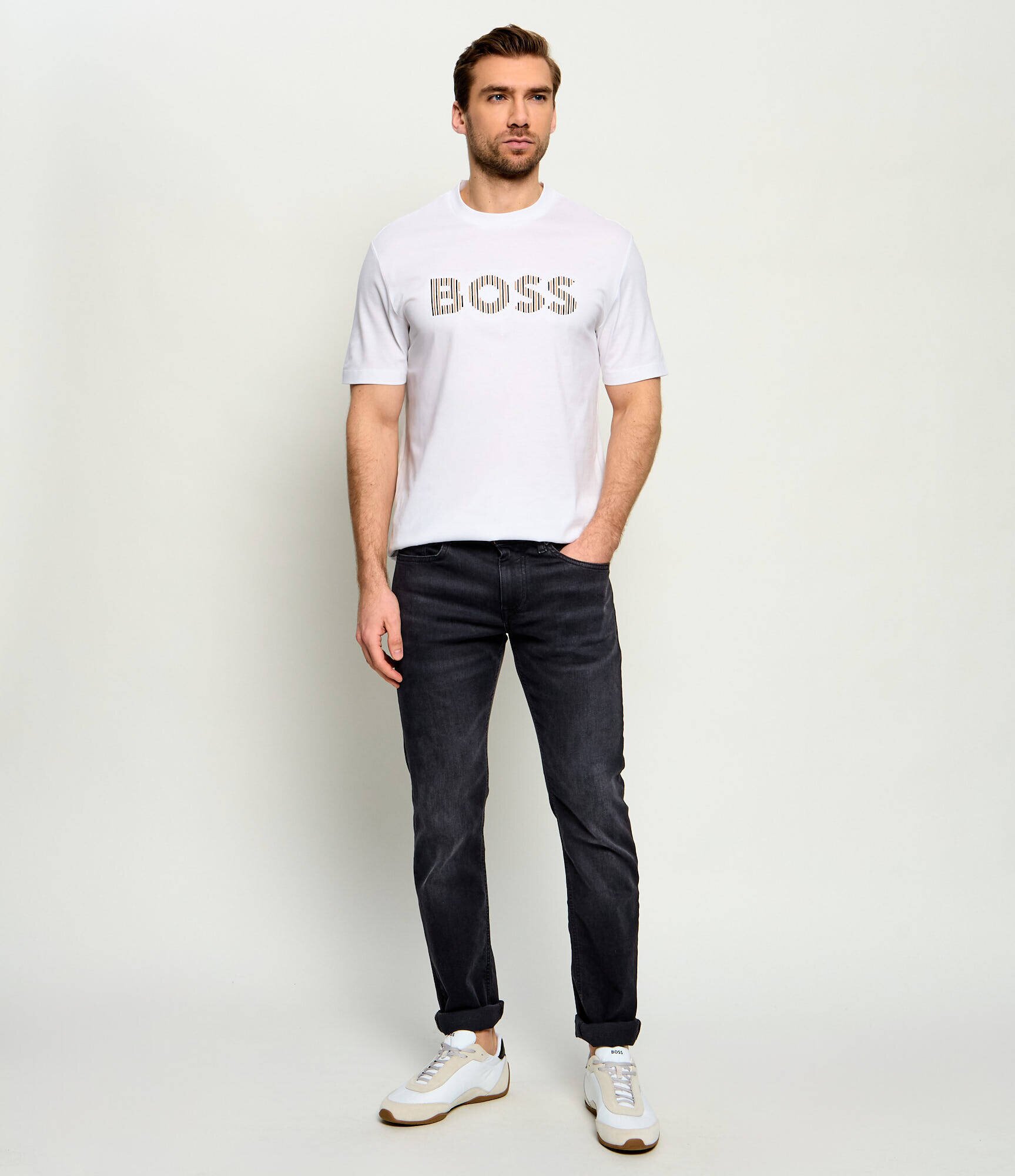 BOSS Black Tricou C-Thompson 41 | regular fit | mercerizat