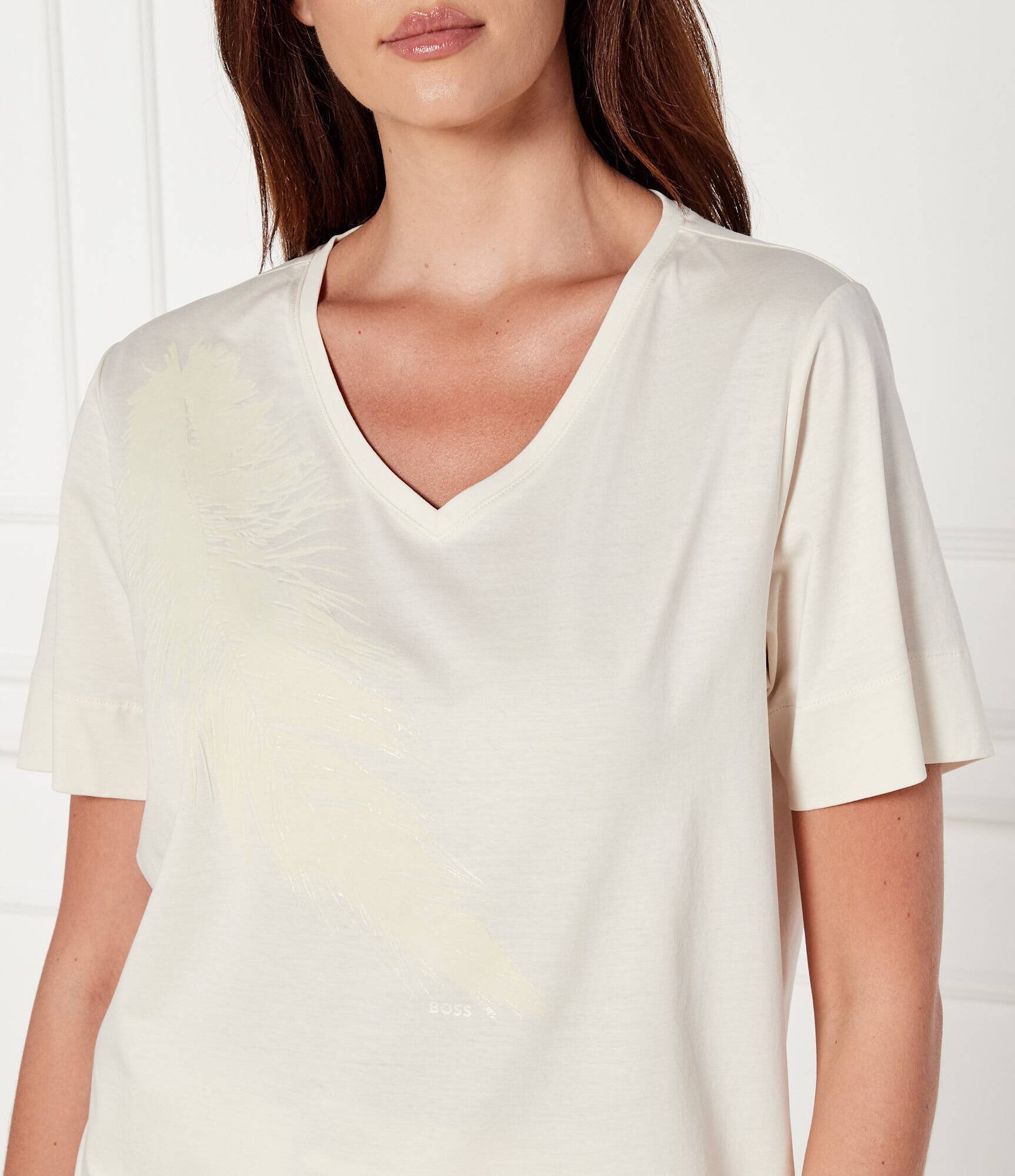 BOSS Black Tricou Elvhi | Loose fit