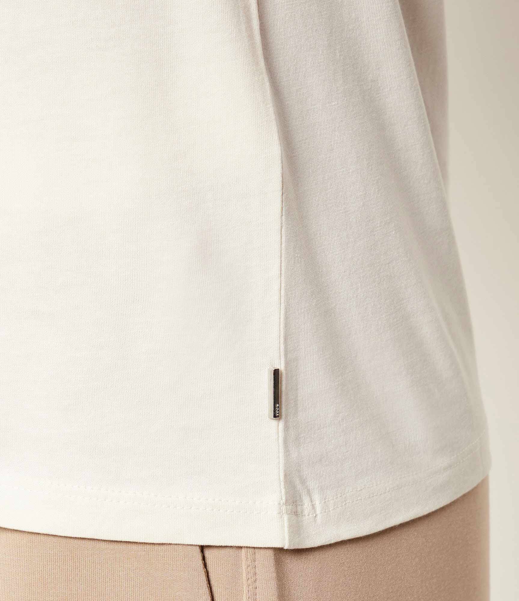 BOSS Black Tricou Eventsa9 | regular fit cu adaos de mătase
