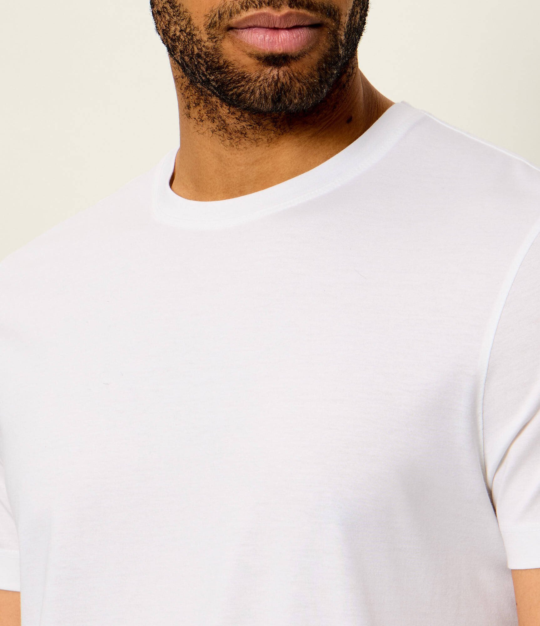 BOSS Black Tricou Taut 75 | Boss x David Beckham | regular fit cu adaos de mătase