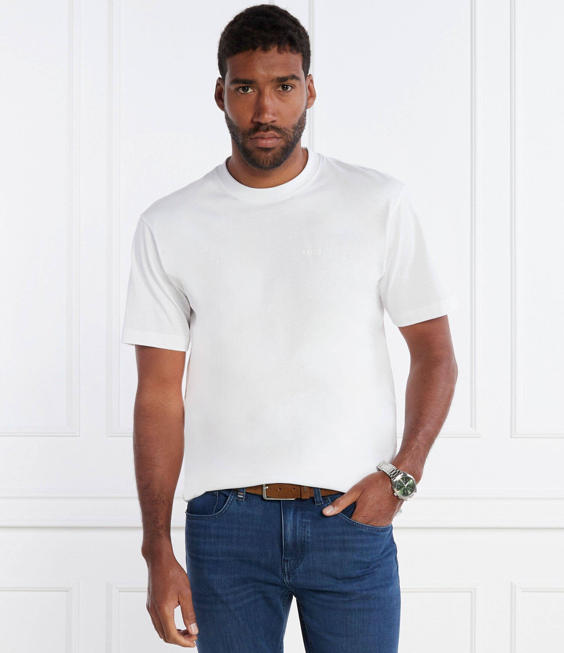 BOSS Black Tricou Tessin 18 | Regular Fit