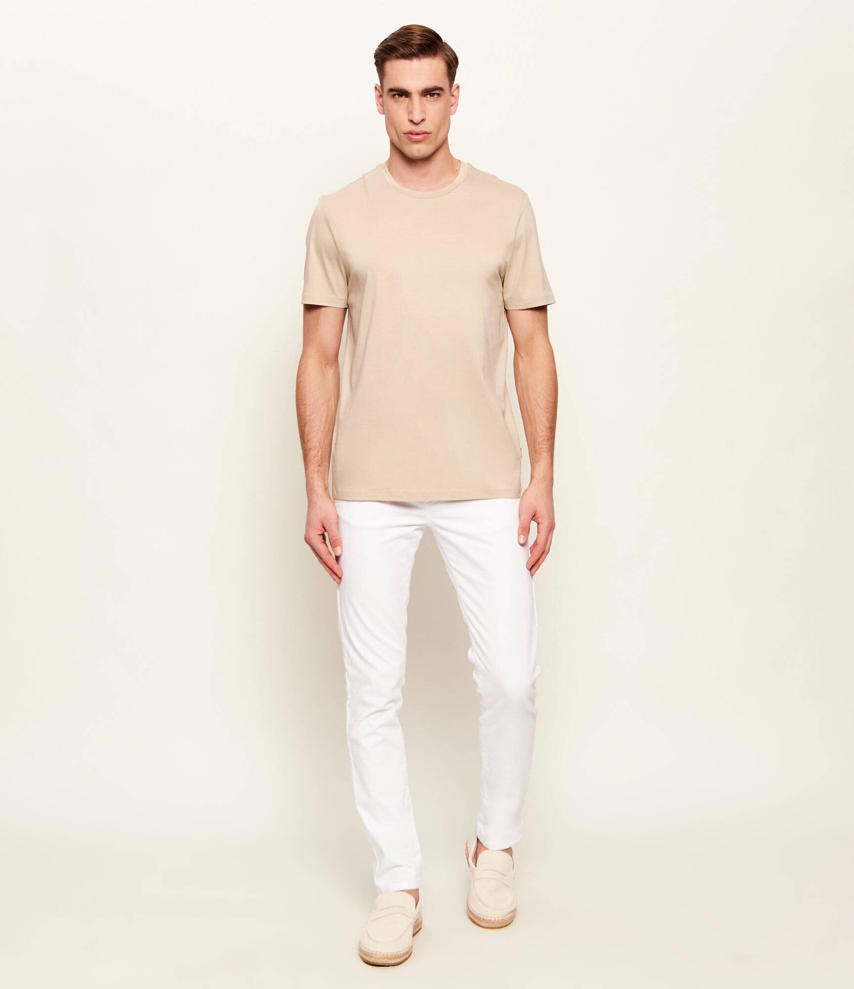 BOSS Black Tricou Tessler | Slim Fit | mercerizat