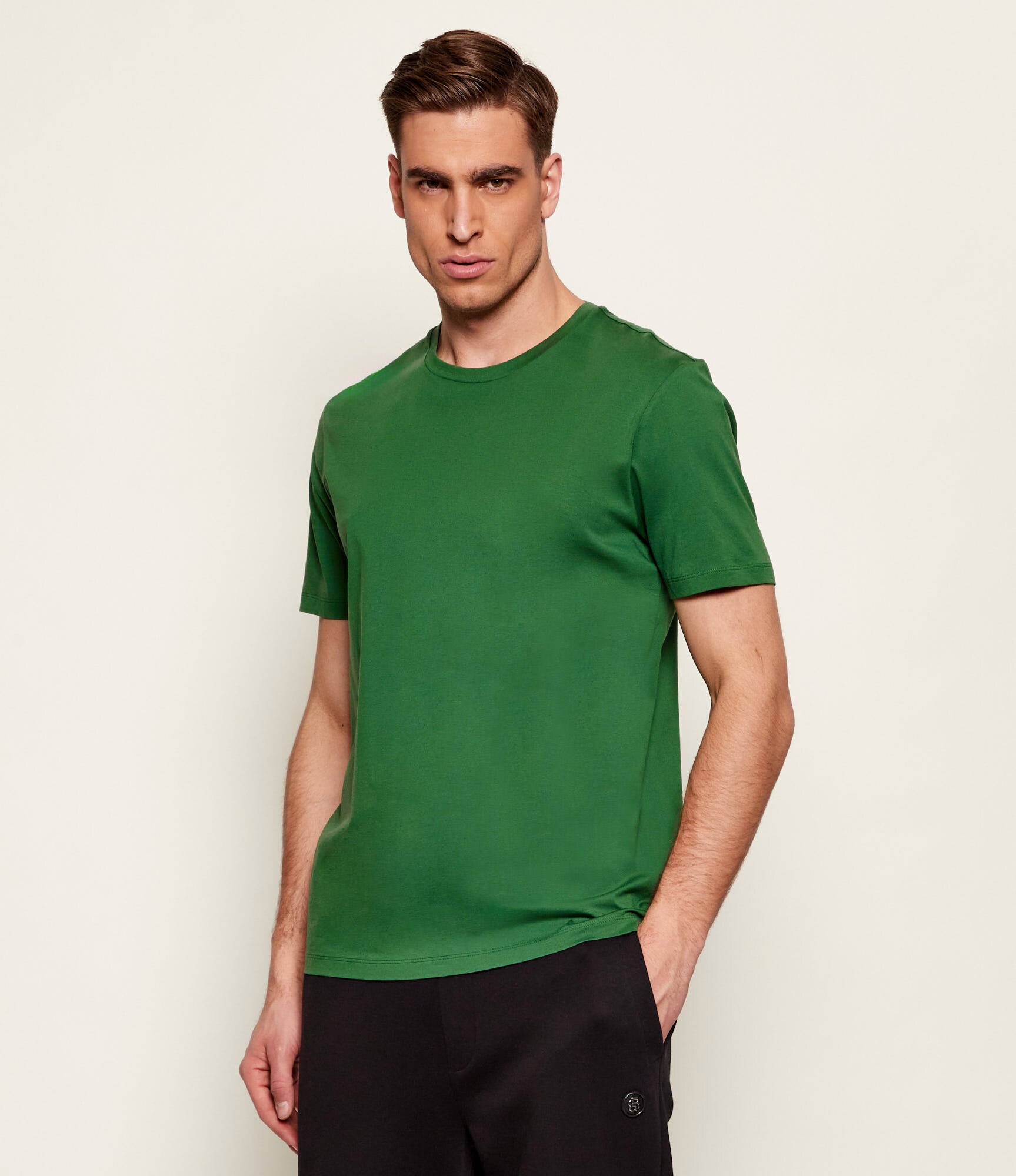 BOSS Black Tricou Tessler | Slim Fit | mercerizat