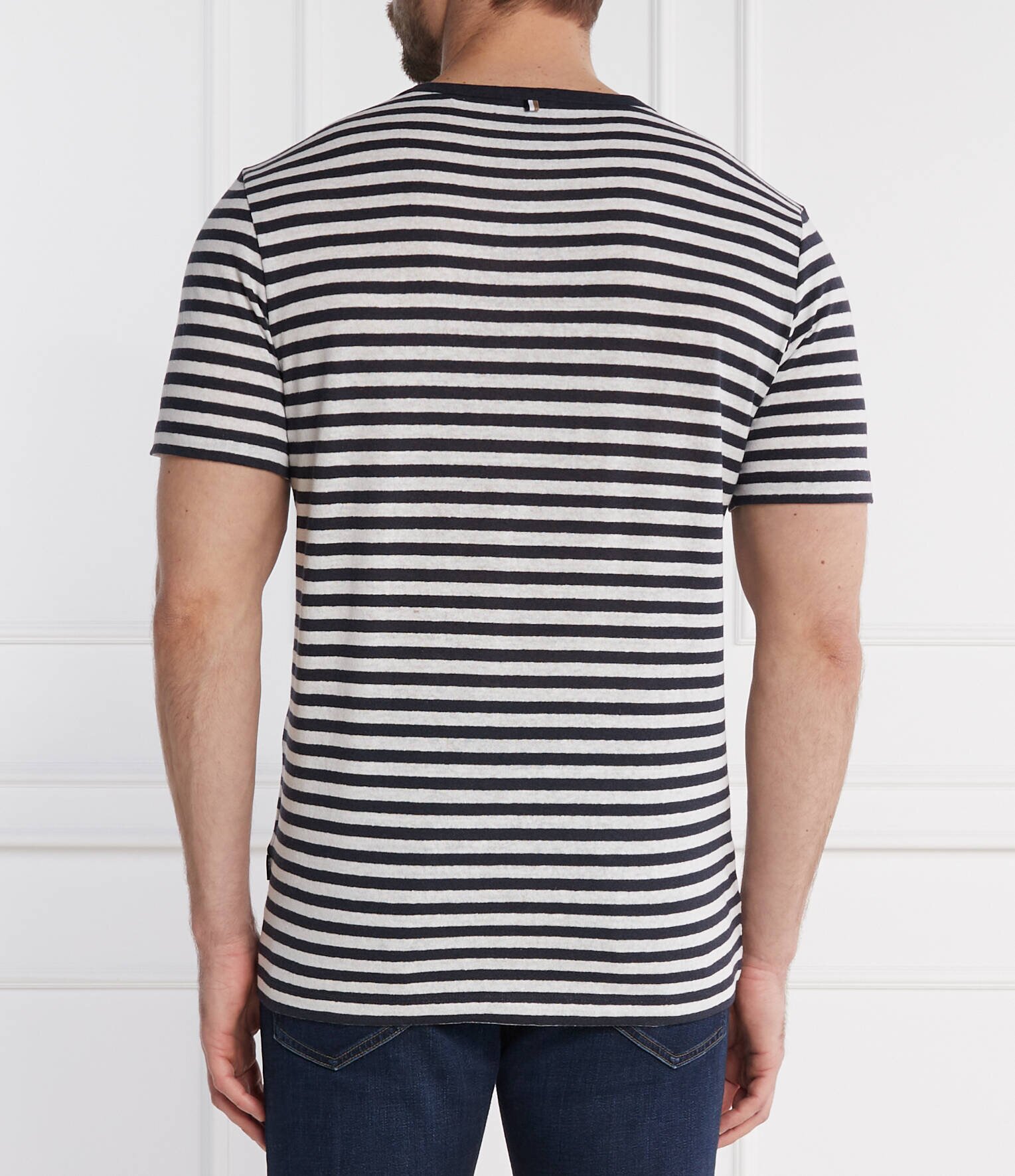 BOSS Black Tricou Tiburt | Regular Fit | cu adaos de in