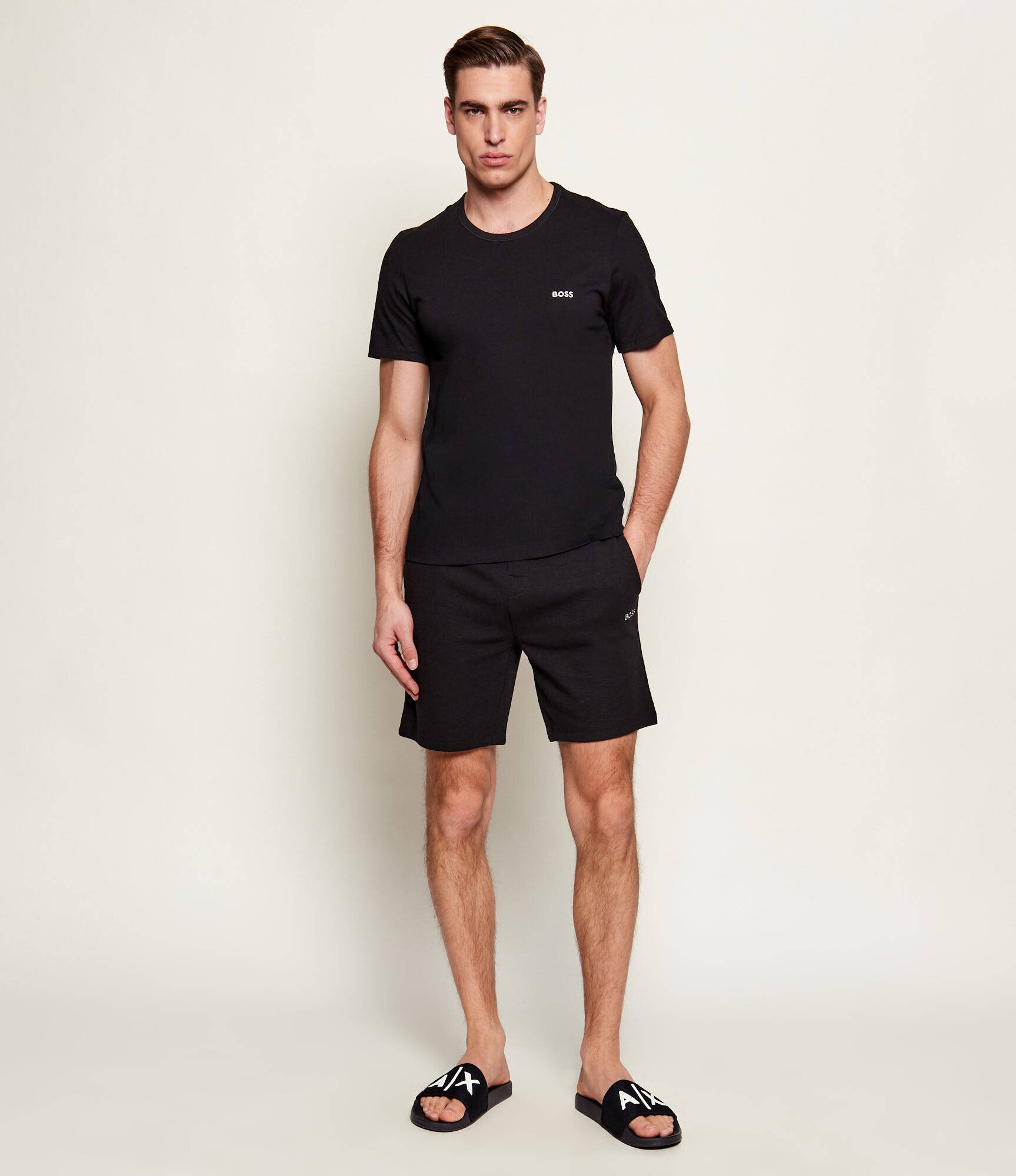 Boss Bodywear Pantaloni scurți Waffle | Regular Fit