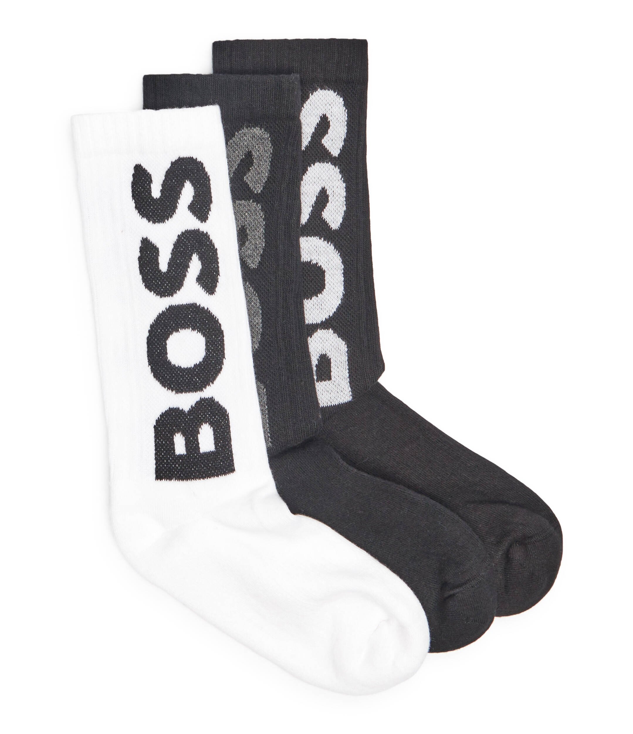 Boss Bodywear Șosete 3-pack 3P QS Rib Logo CC