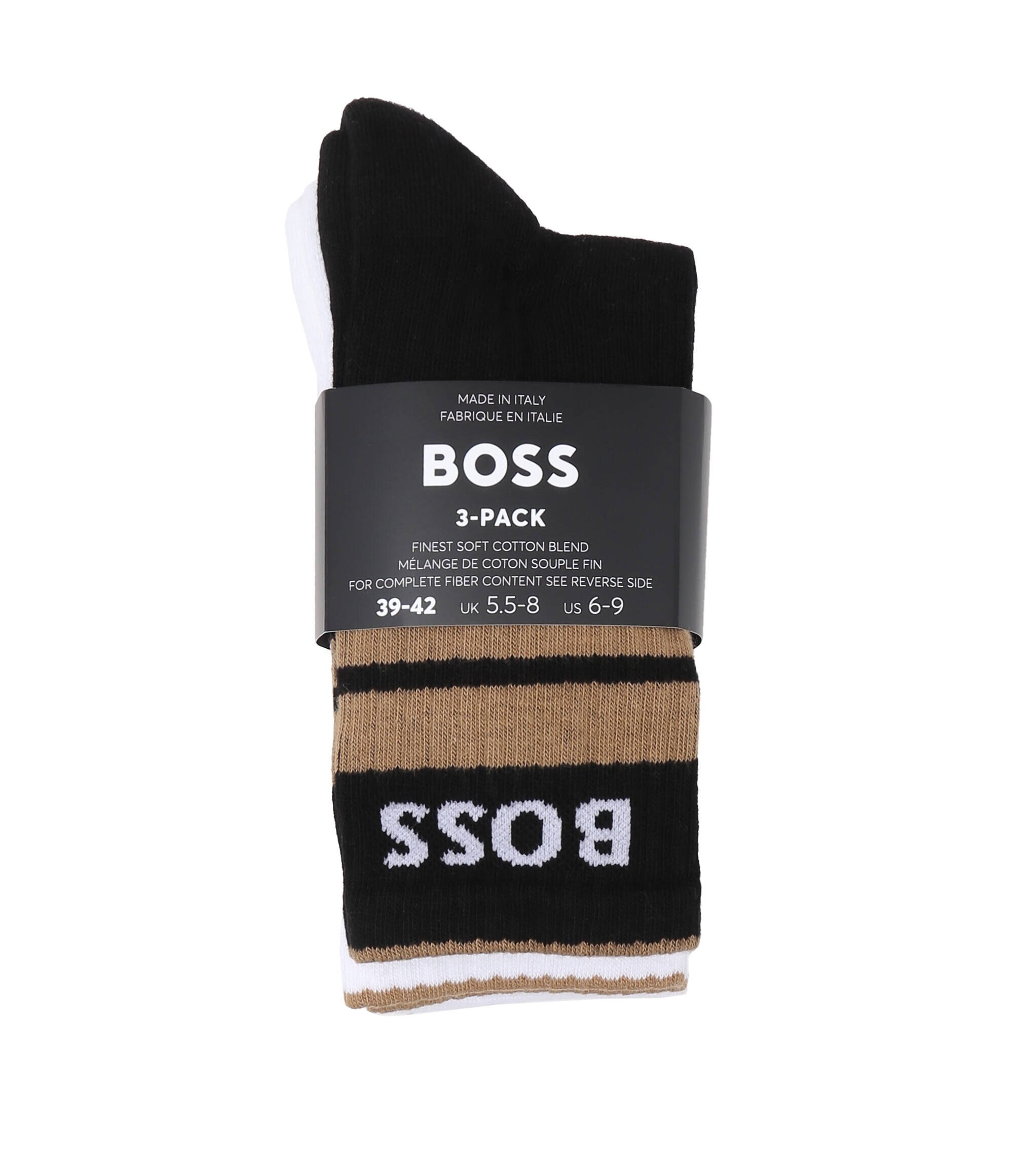 Boss Bodywear Șosete 3-pack 3P QS Rib Stripe CC