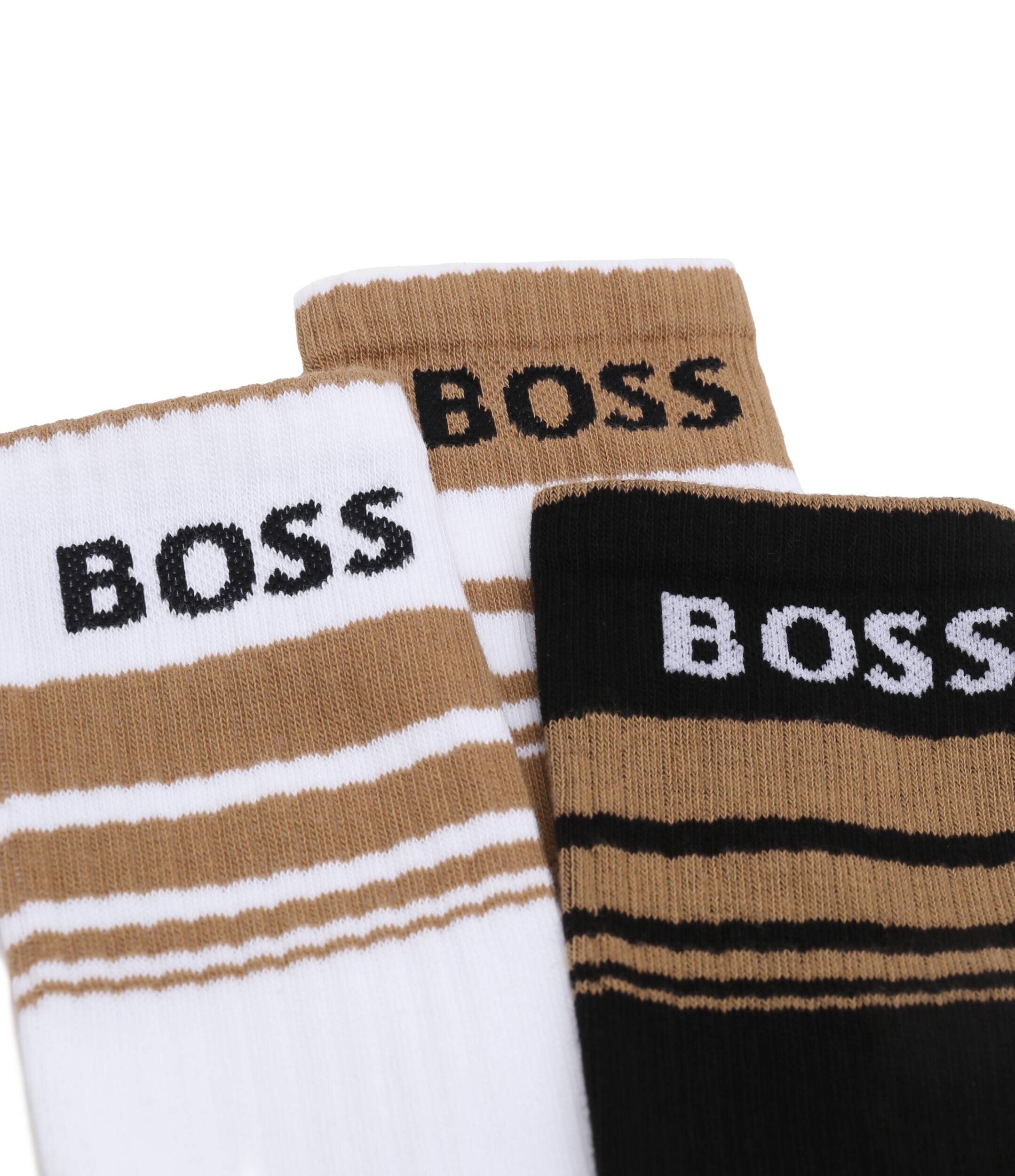 Boss Bodywear Șosete 3-pack 3P QS Rib Stripe CC