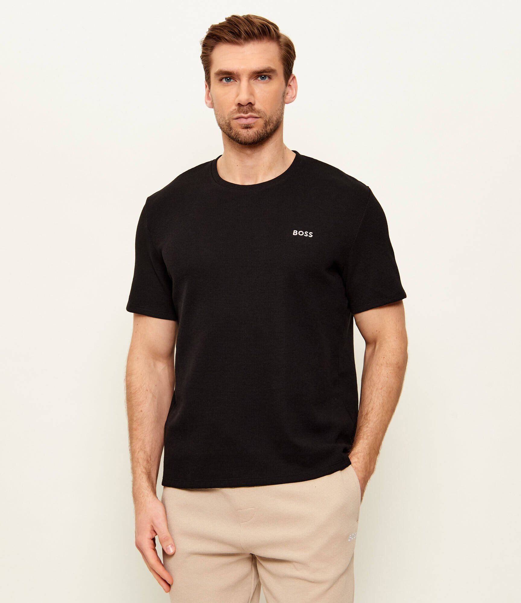 Boss Bodywear Tricou Waffle | Regular Fit
