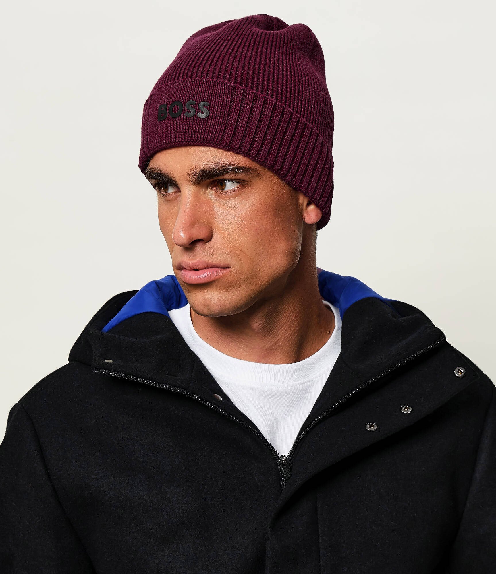 BOSS Green Căciulă Asic_Beanie-X cu adaos de lână
