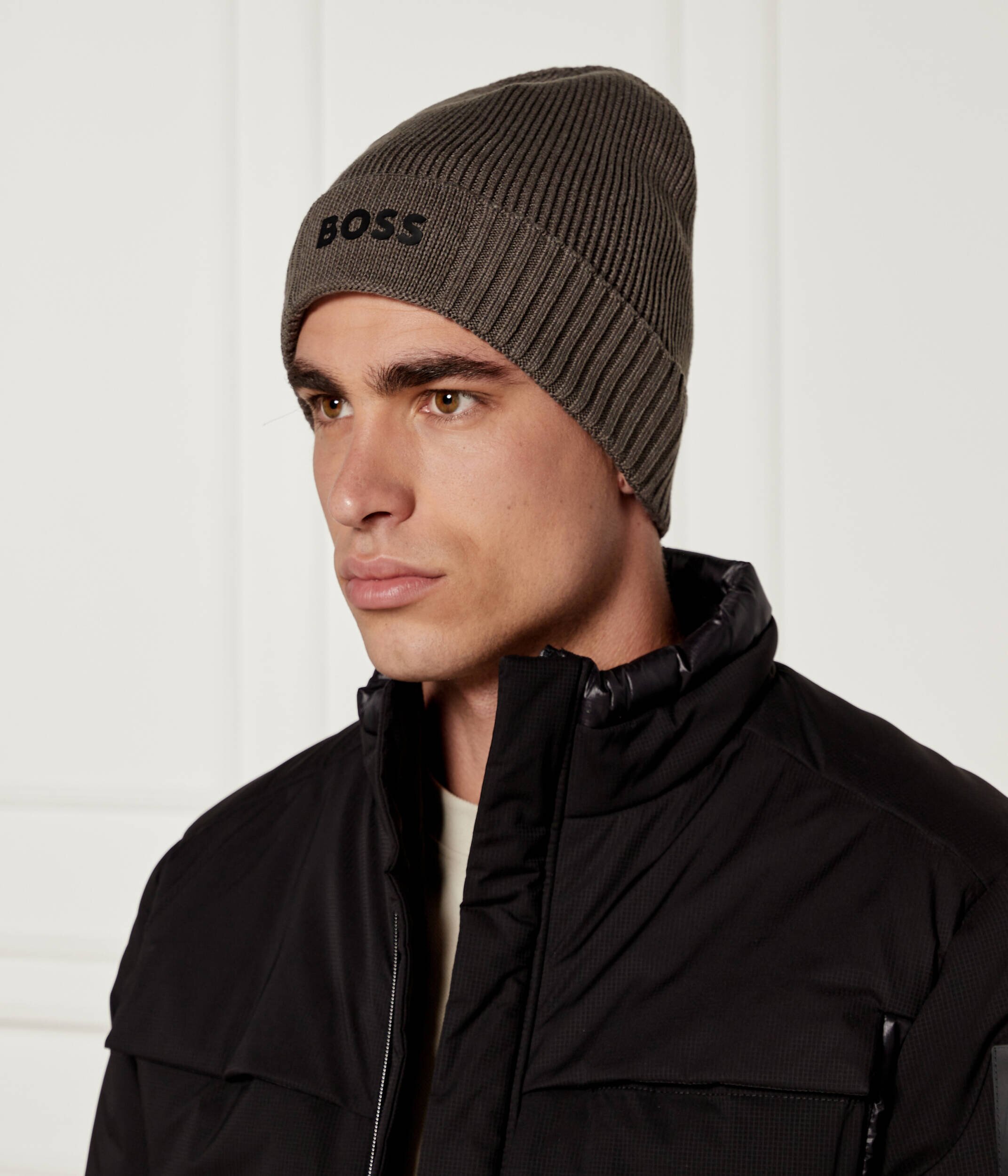 BOSS Green Căciulă Asic_Beanie-X cu adaos de lână