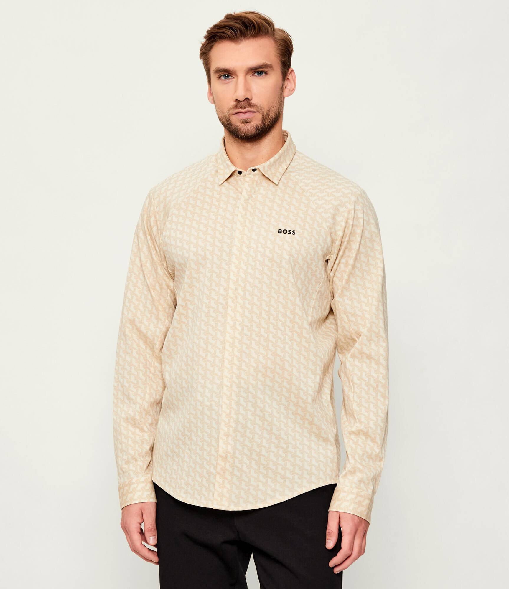 BOSS Green Cămașă B_EXCURSE_L | regular fit | stretch