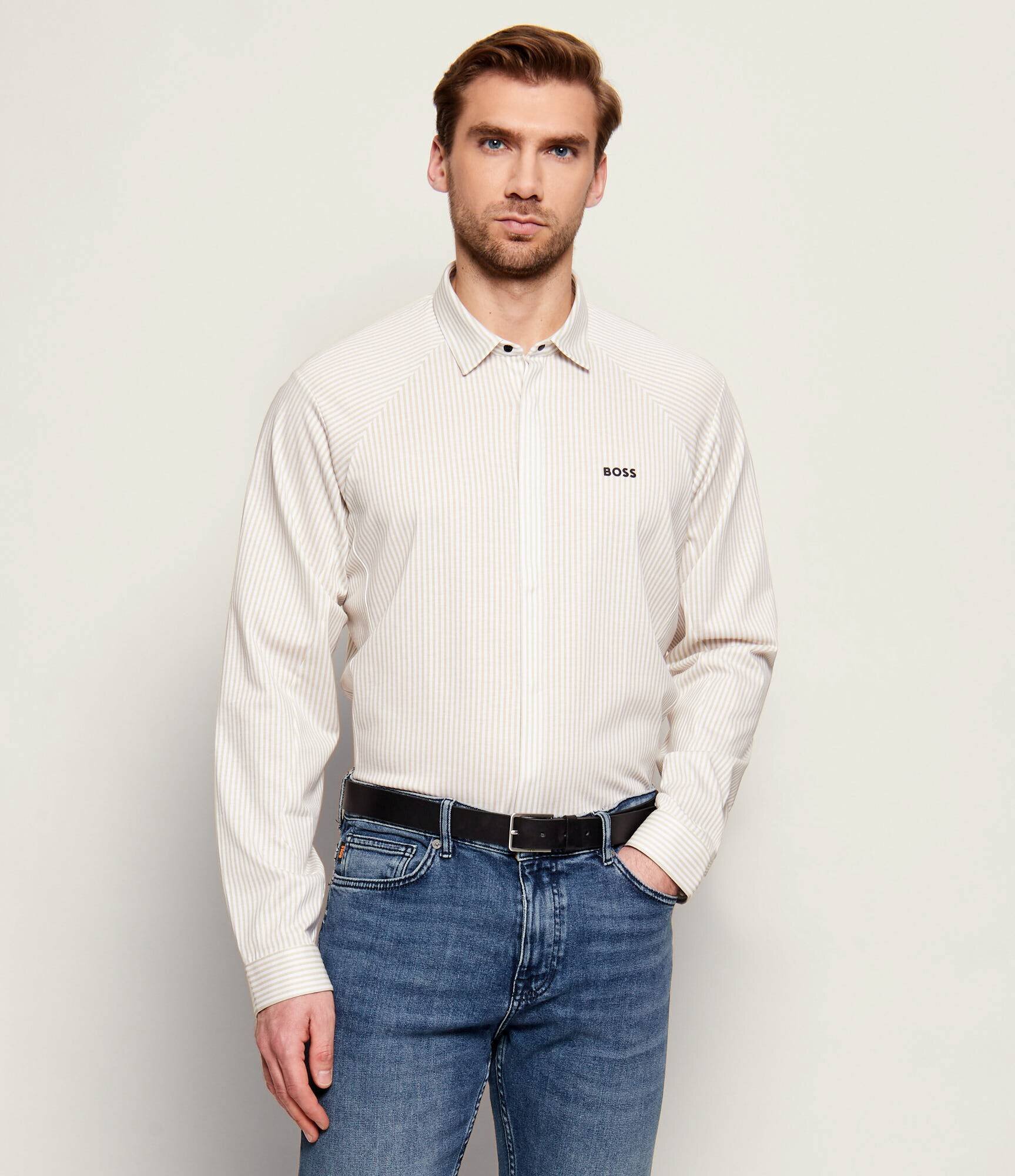 BOSS Green Cămașă ST_Excurse L | regular fit | stretch