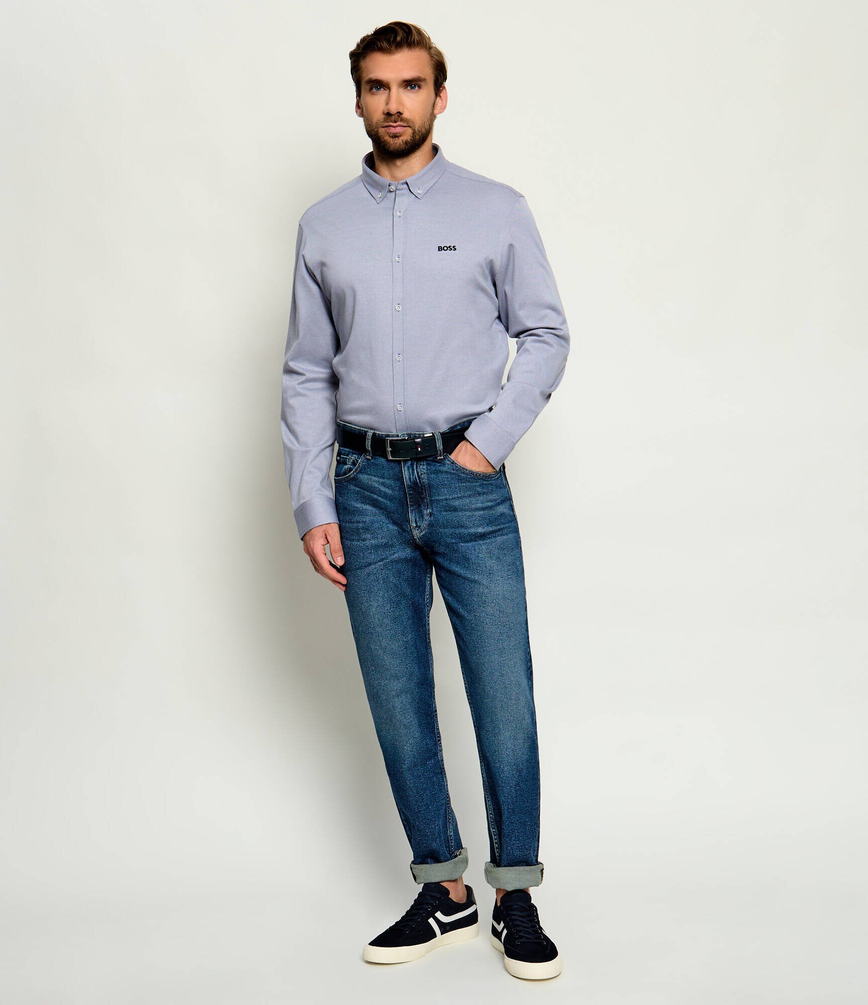BOSS Green Cămașă ST_Motion L | regular fit | stretch