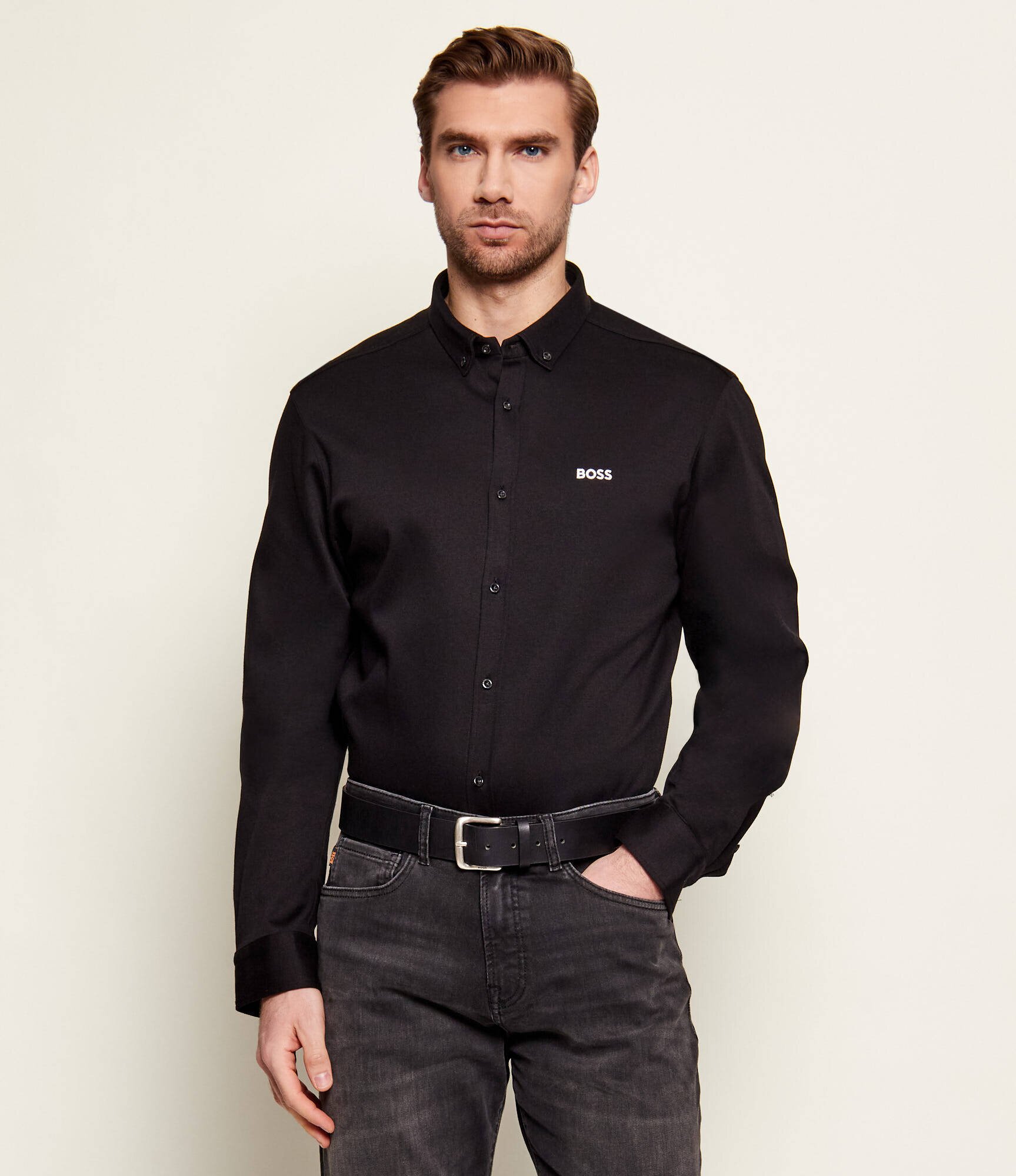 BOSS Green Cămașă ST_Motion L | regular fit | stretch